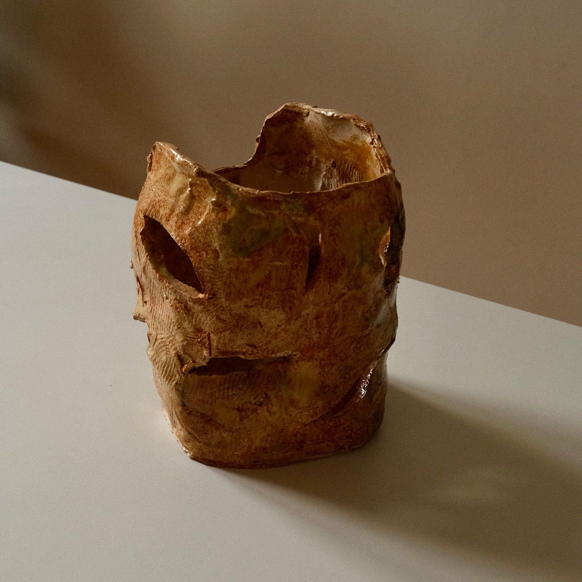 Handgfertige skulpturale Vase - Theresa Gößmann