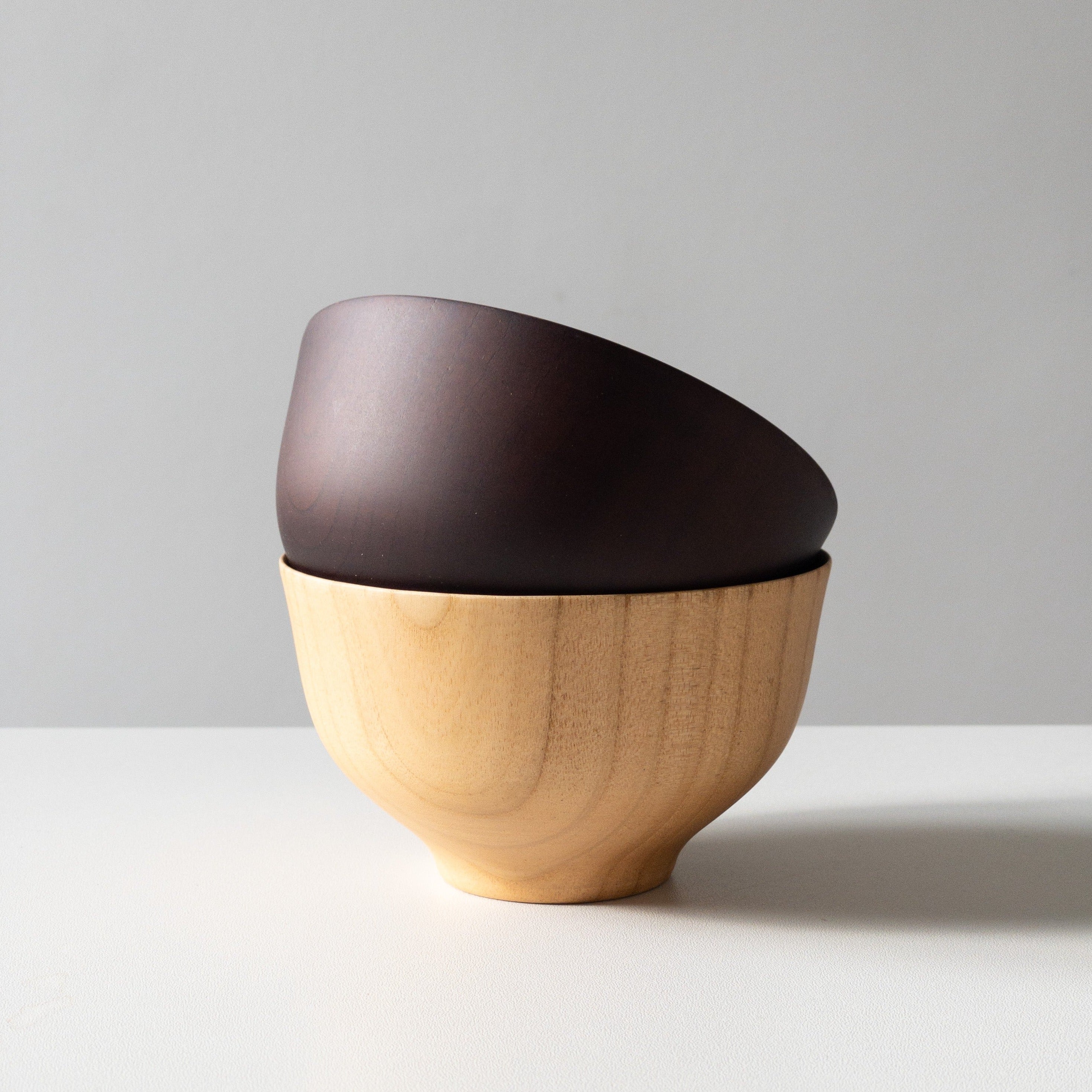 Japanese Jujube Wood Soup Bowl - Natural