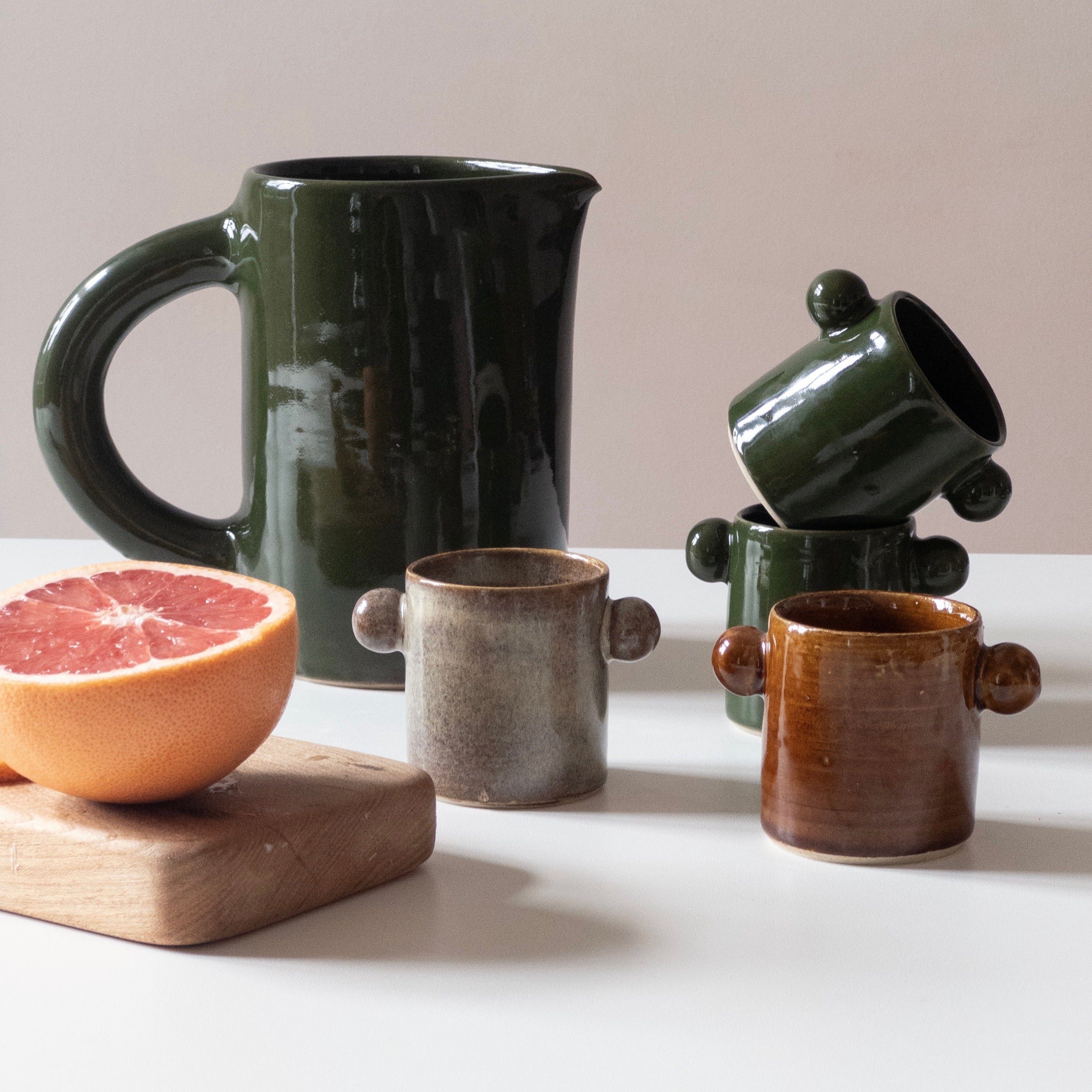 Eared Cup - Espresso Cup - Amber