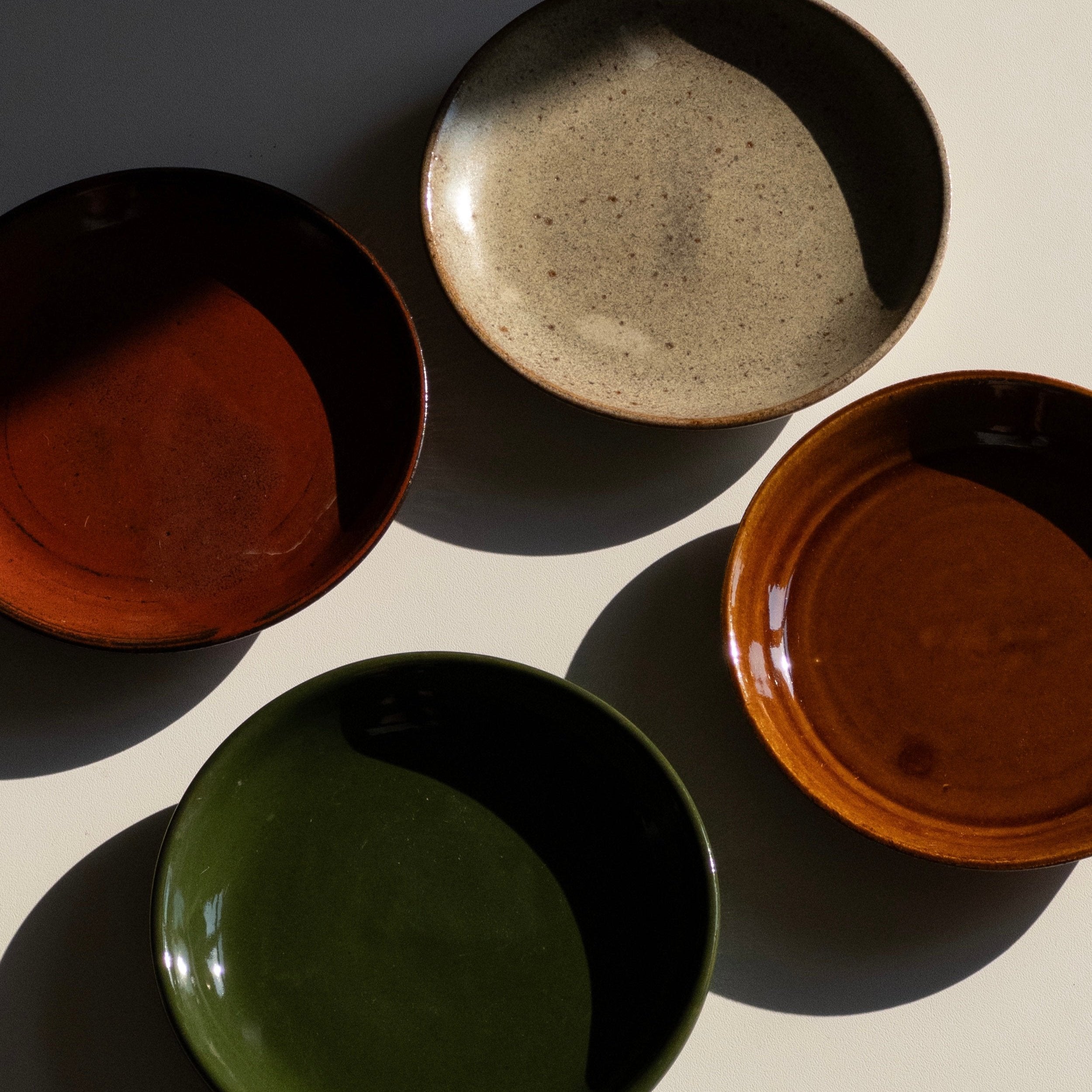Small Ceramic Plate - Volcano