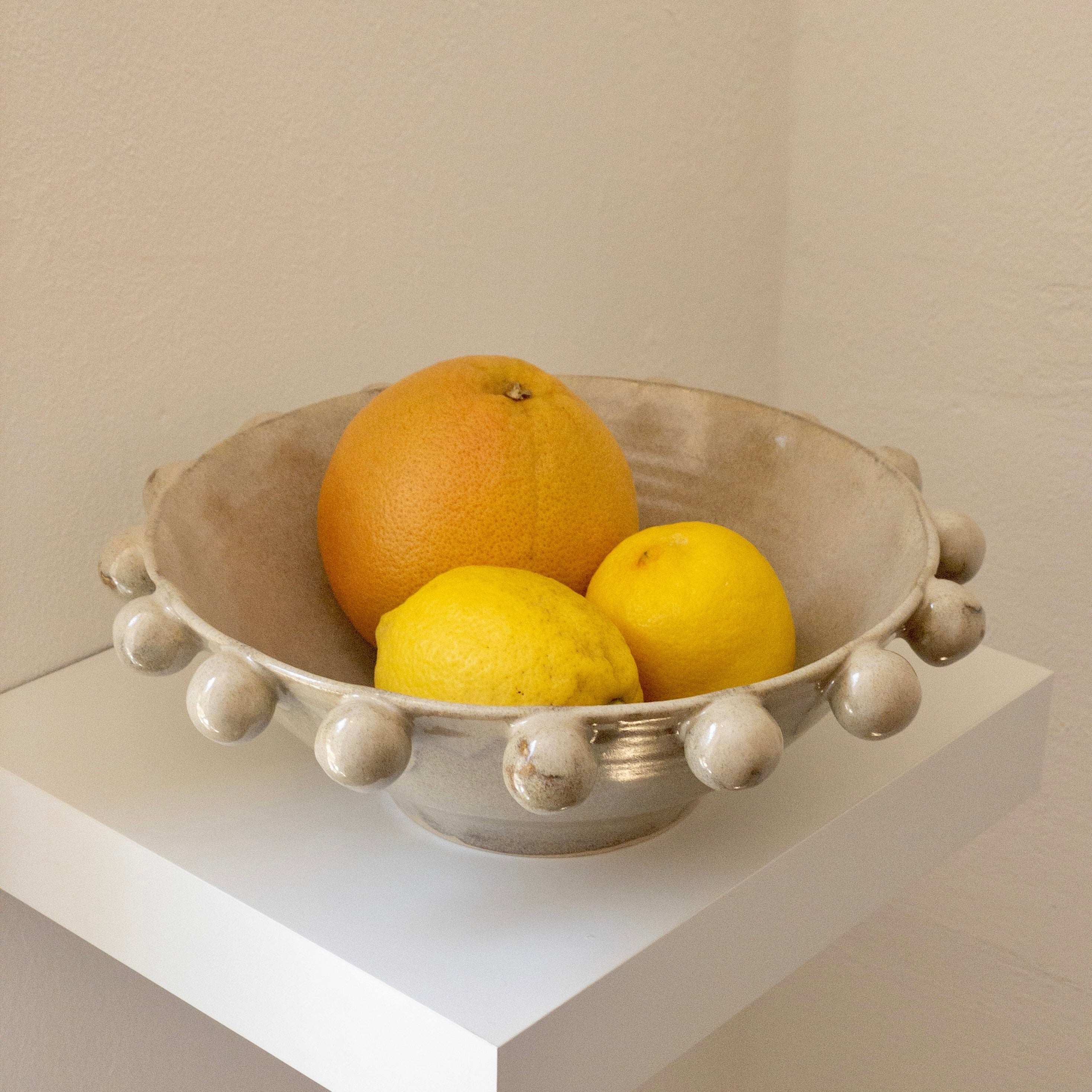 Pearl Serving Bowl - Cream