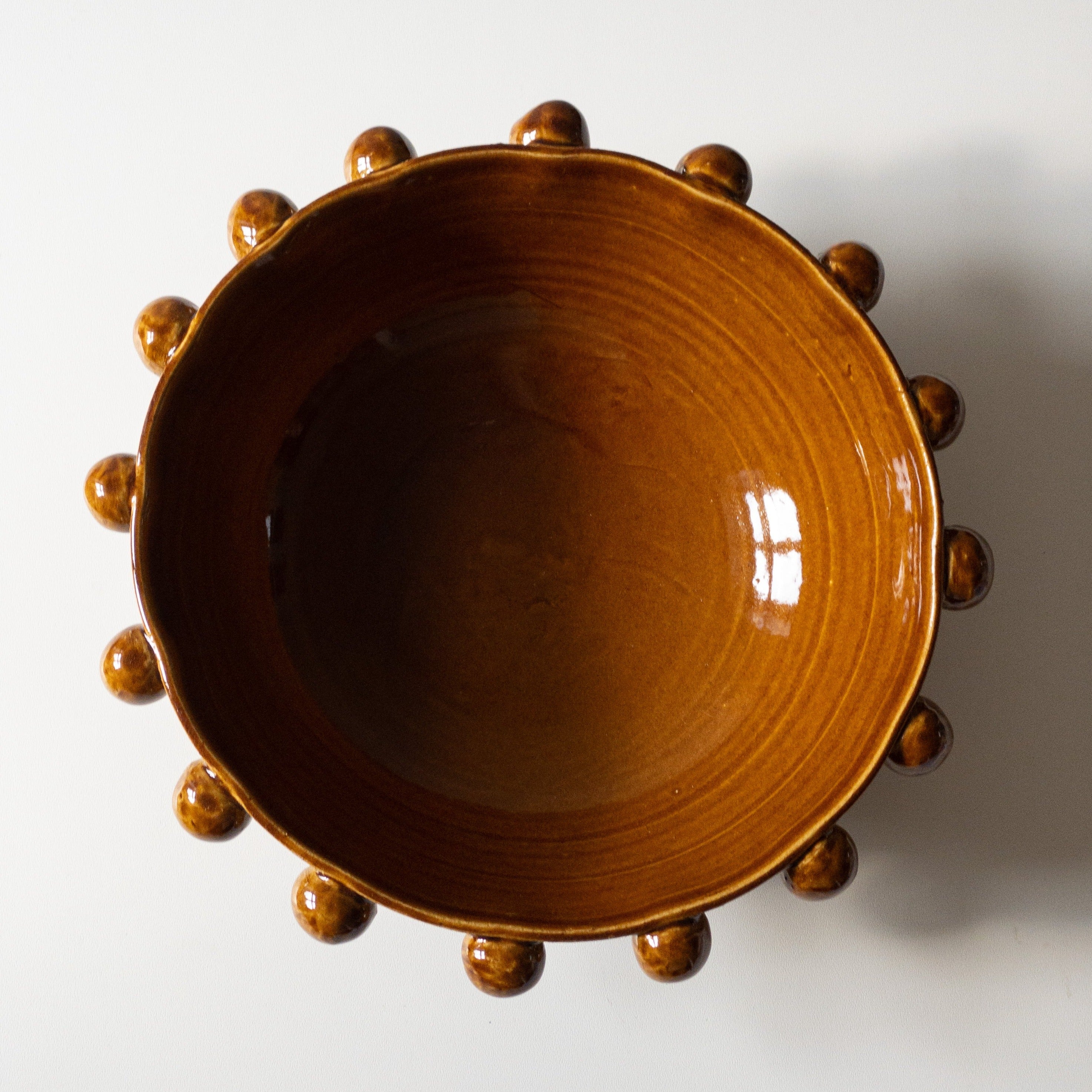 Pearl Serving Bowl - Amber