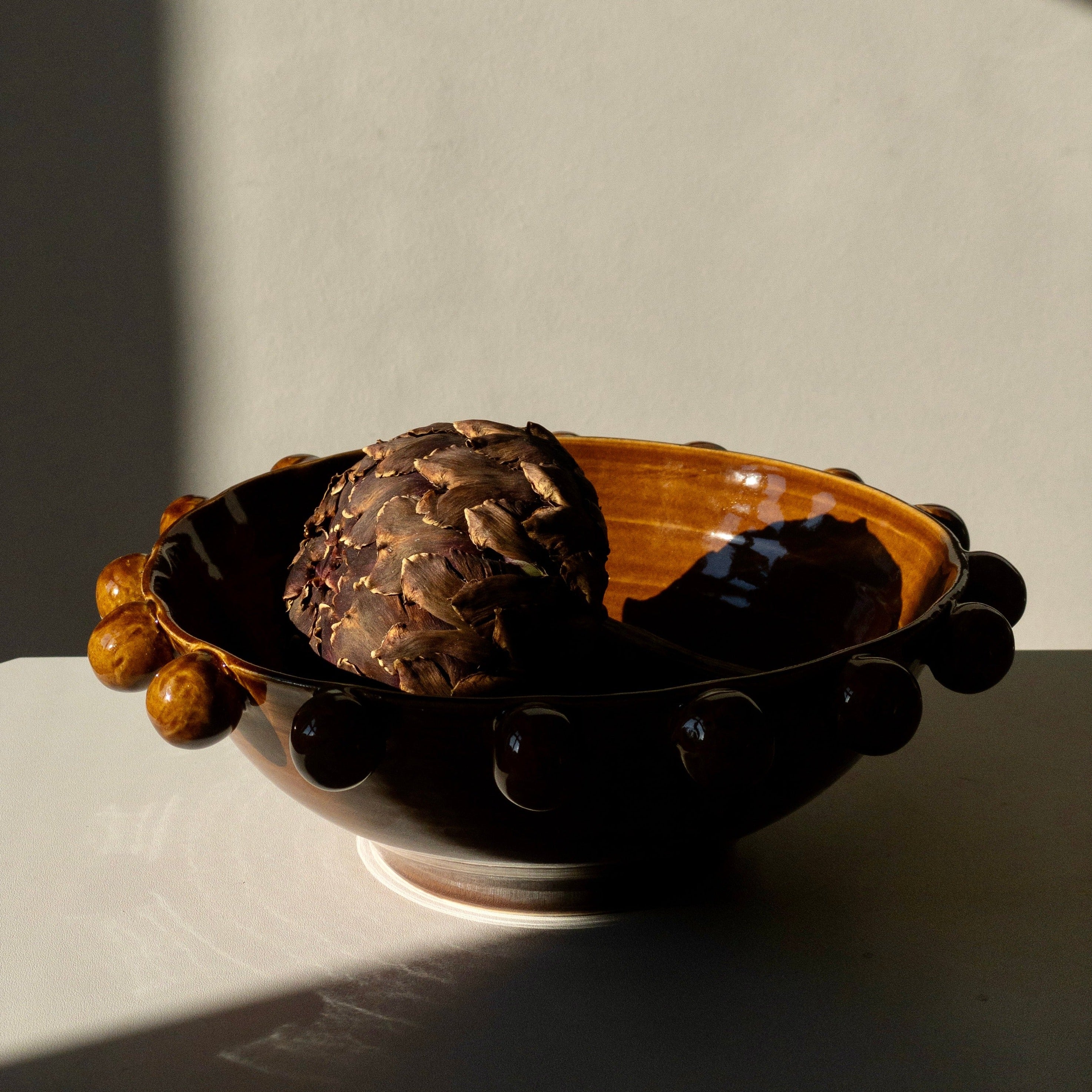 Pearl Serving Bowl - Amber