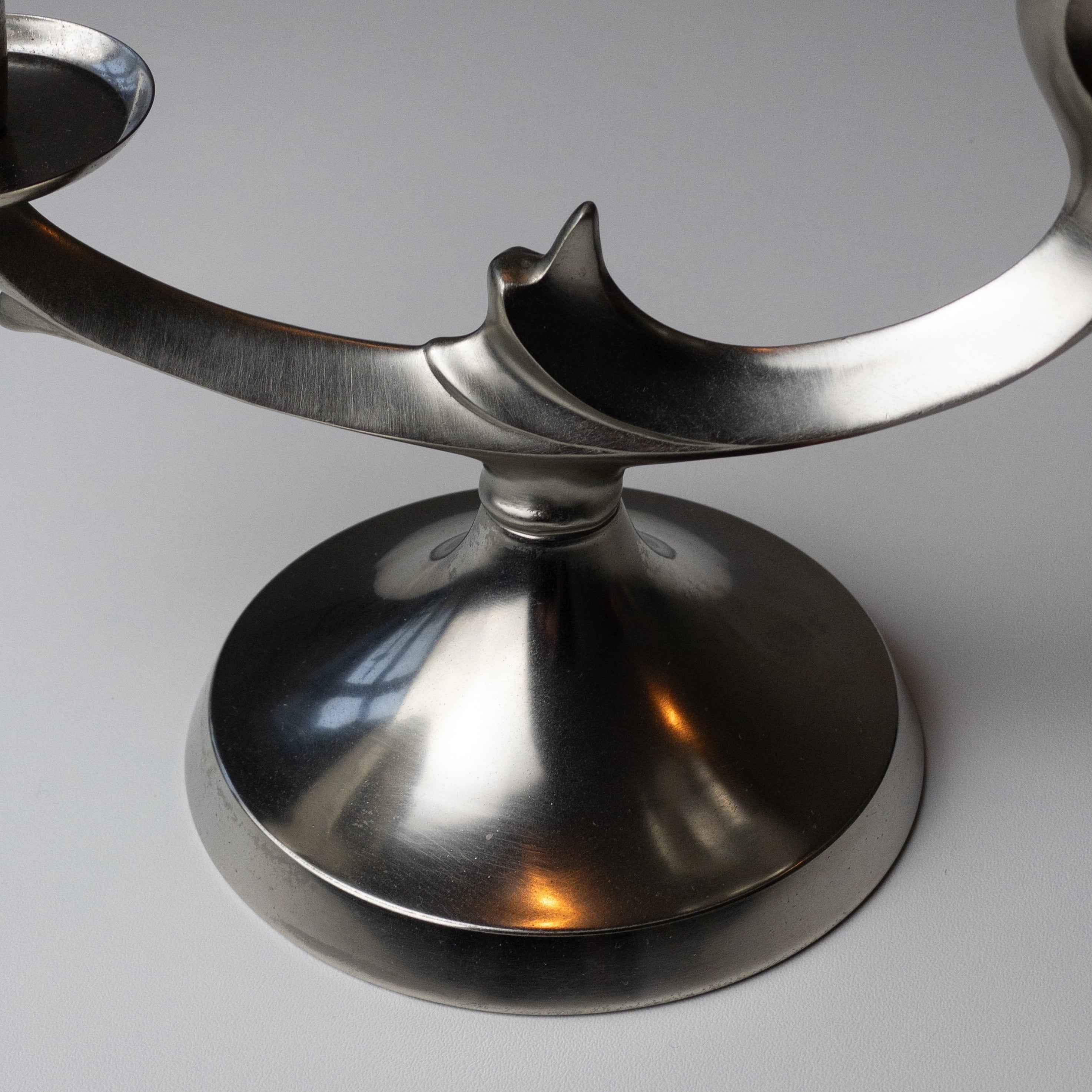 Rare tin candle holder