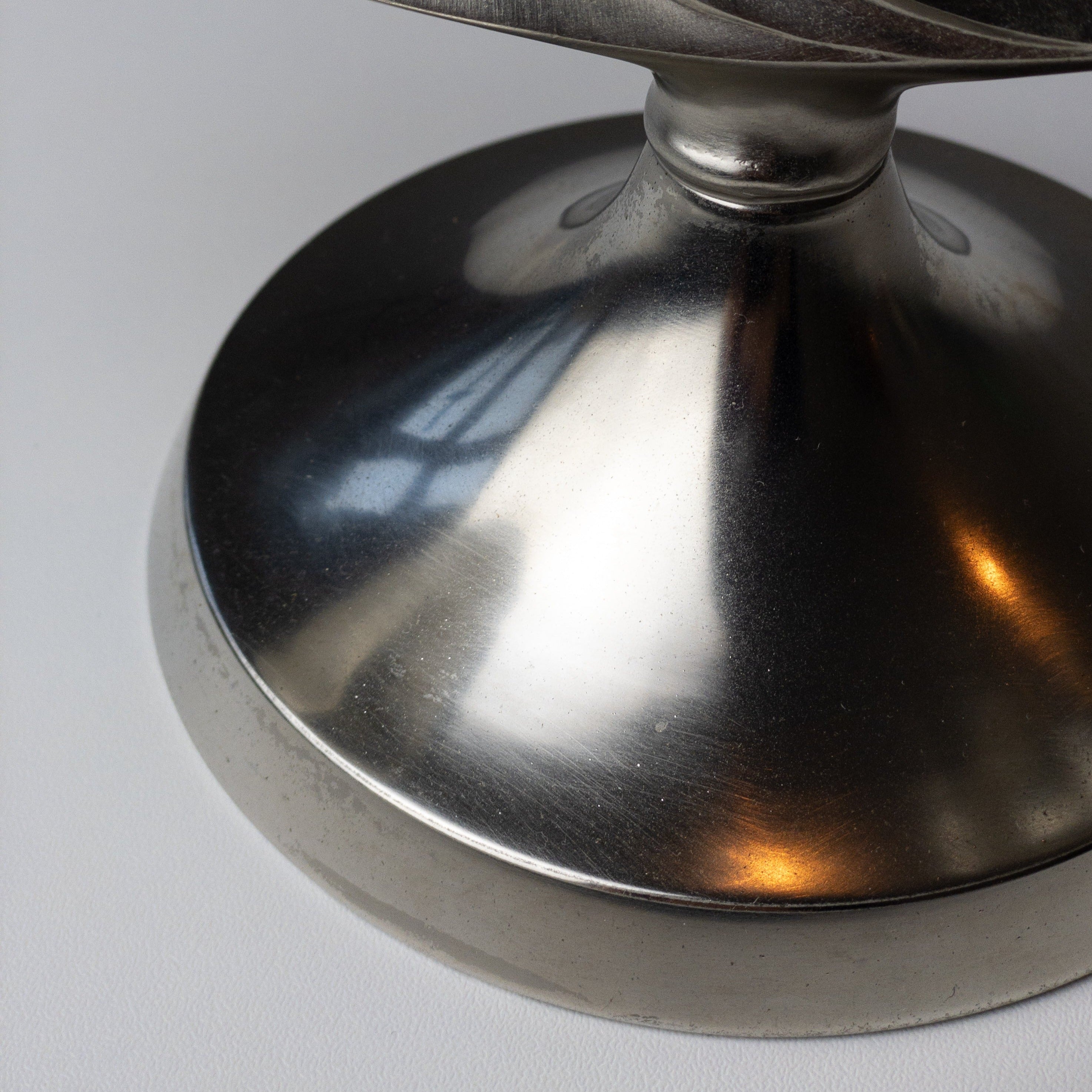 Rare tin candle holder