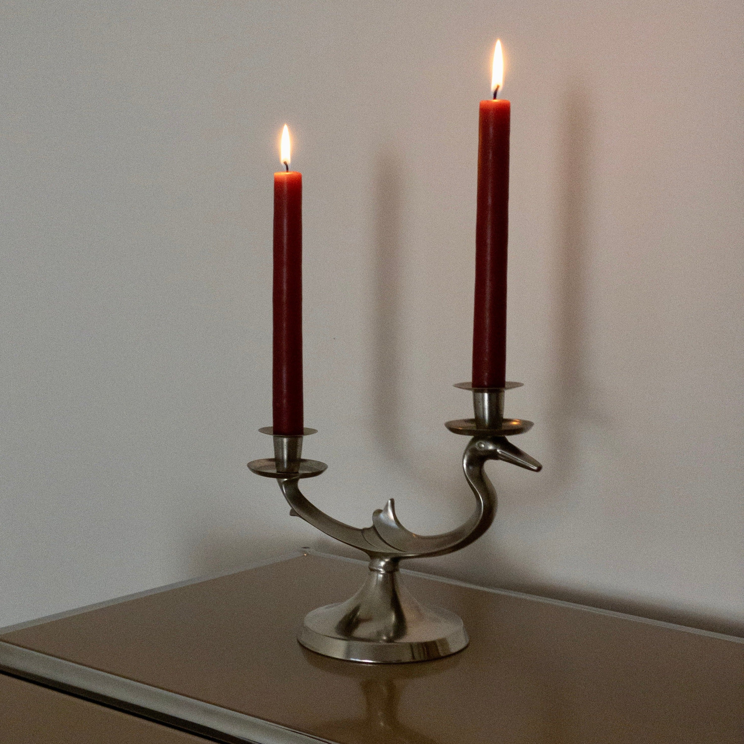 Rare tin candle holder
