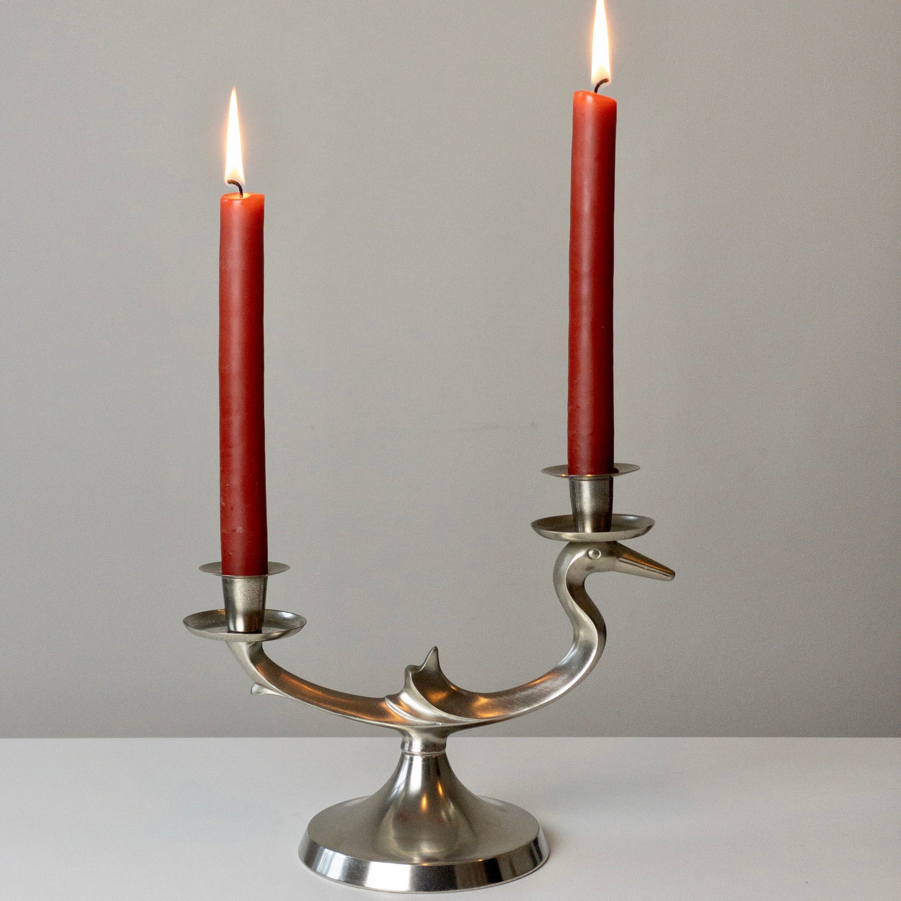 Rare tin candle holder