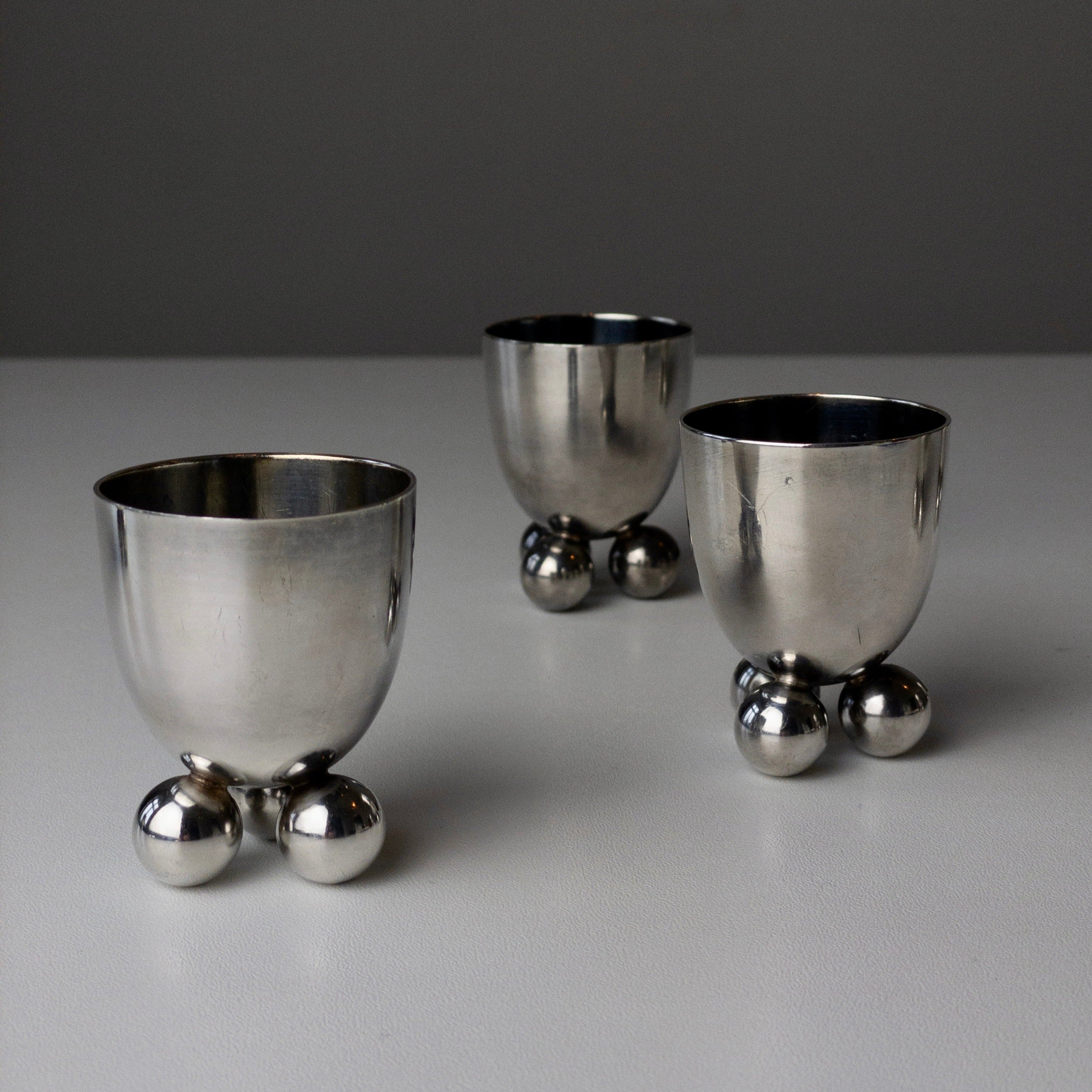 Vintage egg cups WMF F.A. Breuhaus de Groot - Set of 6