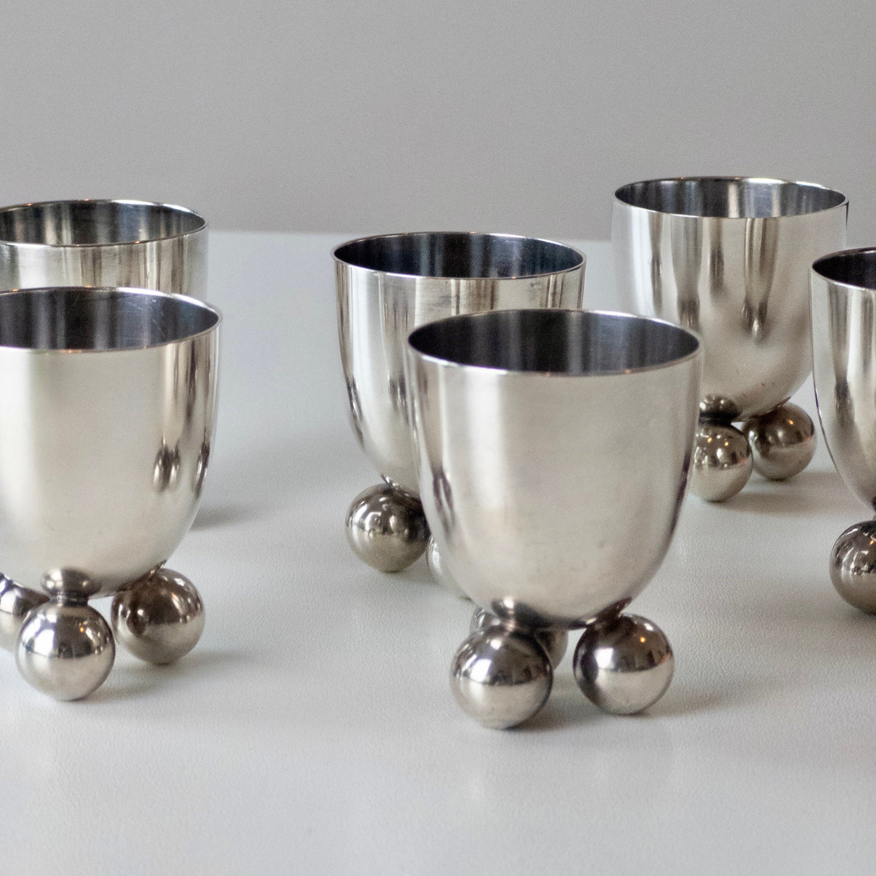 Vintage egg cups WMF F.A. Breuhaus de Groot - Set of 6