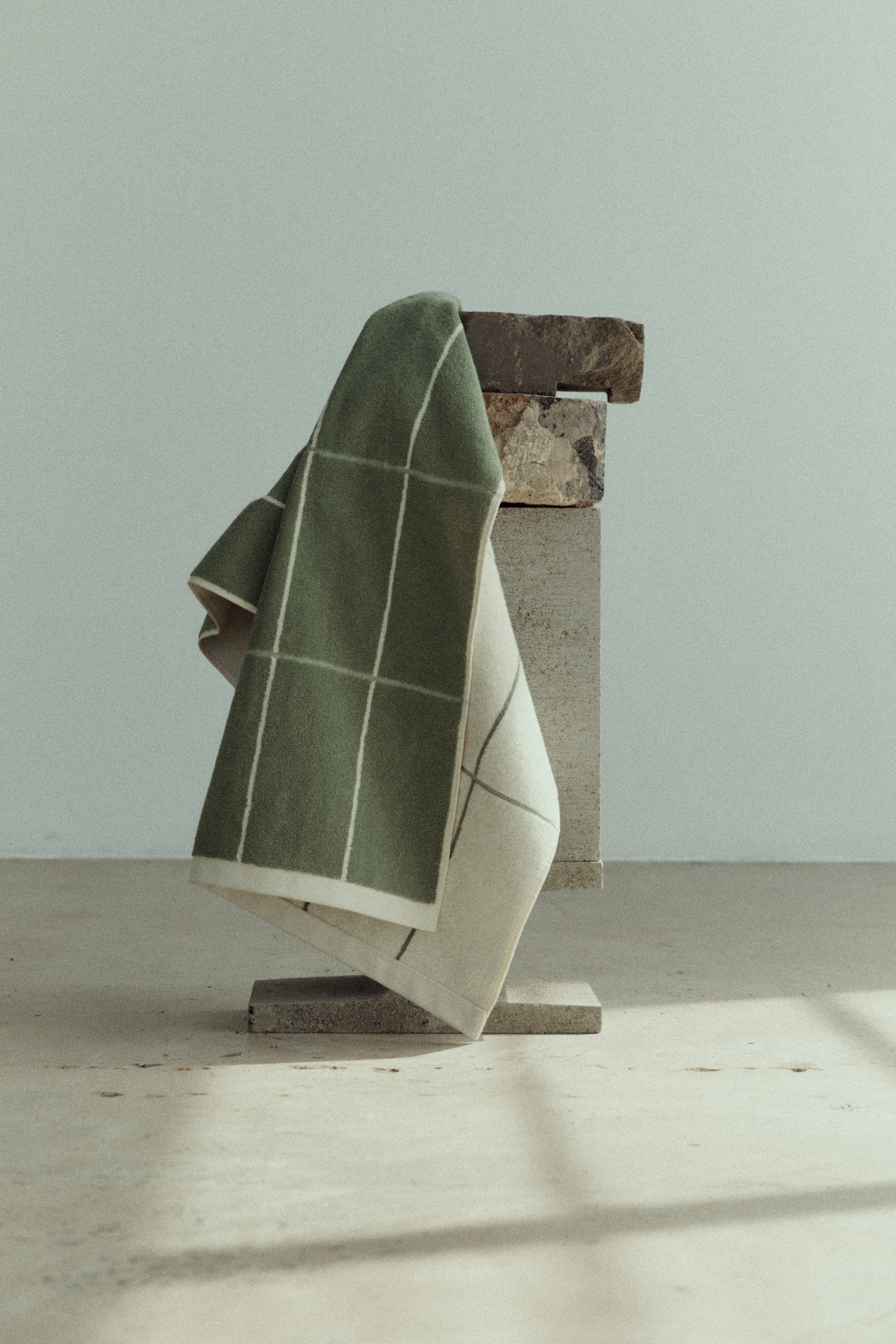 Badetuch Bethell - Sage/Chalk