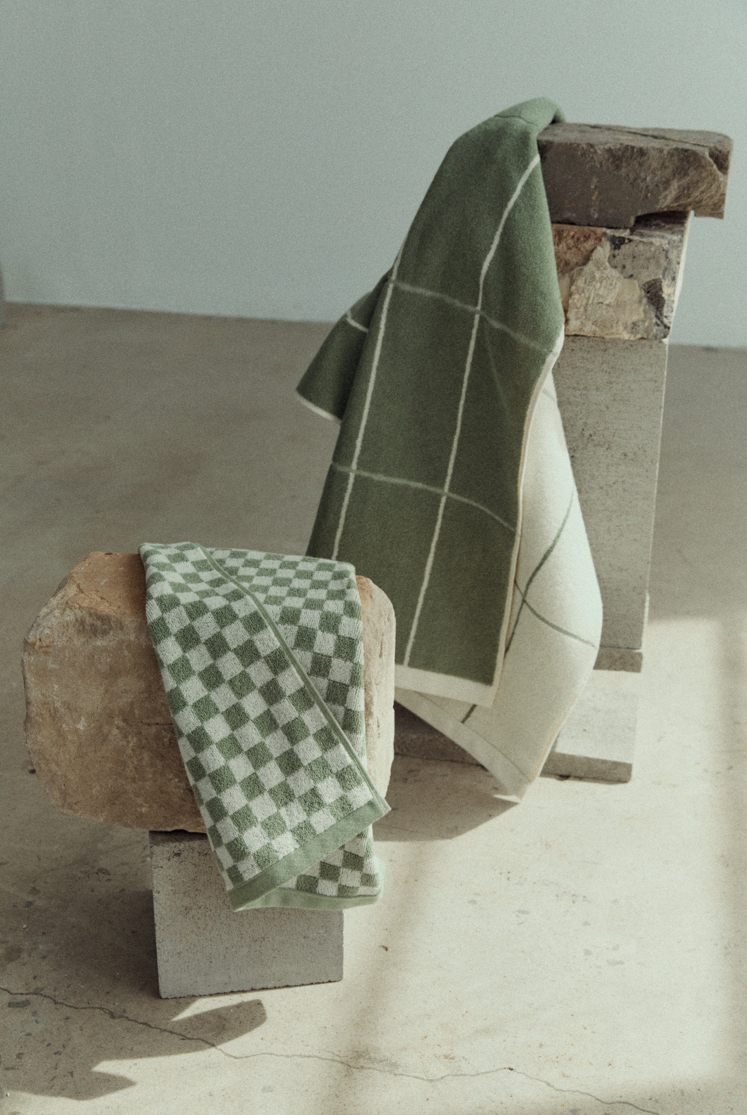 Hand Towel Josephine - Sage/Chalk