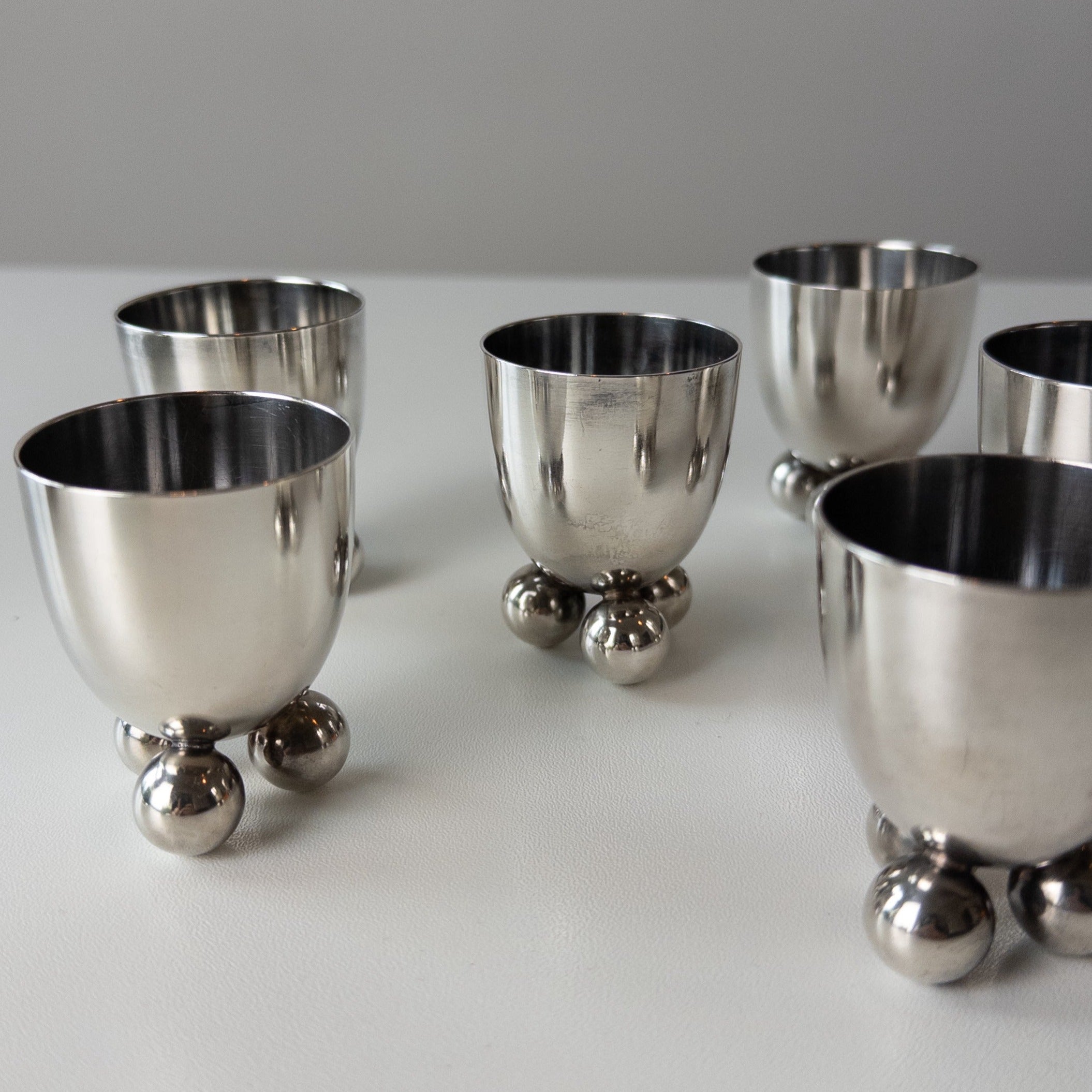 Vintage egg cups WMF F.A. Breuhaus de Groot - Set of 6