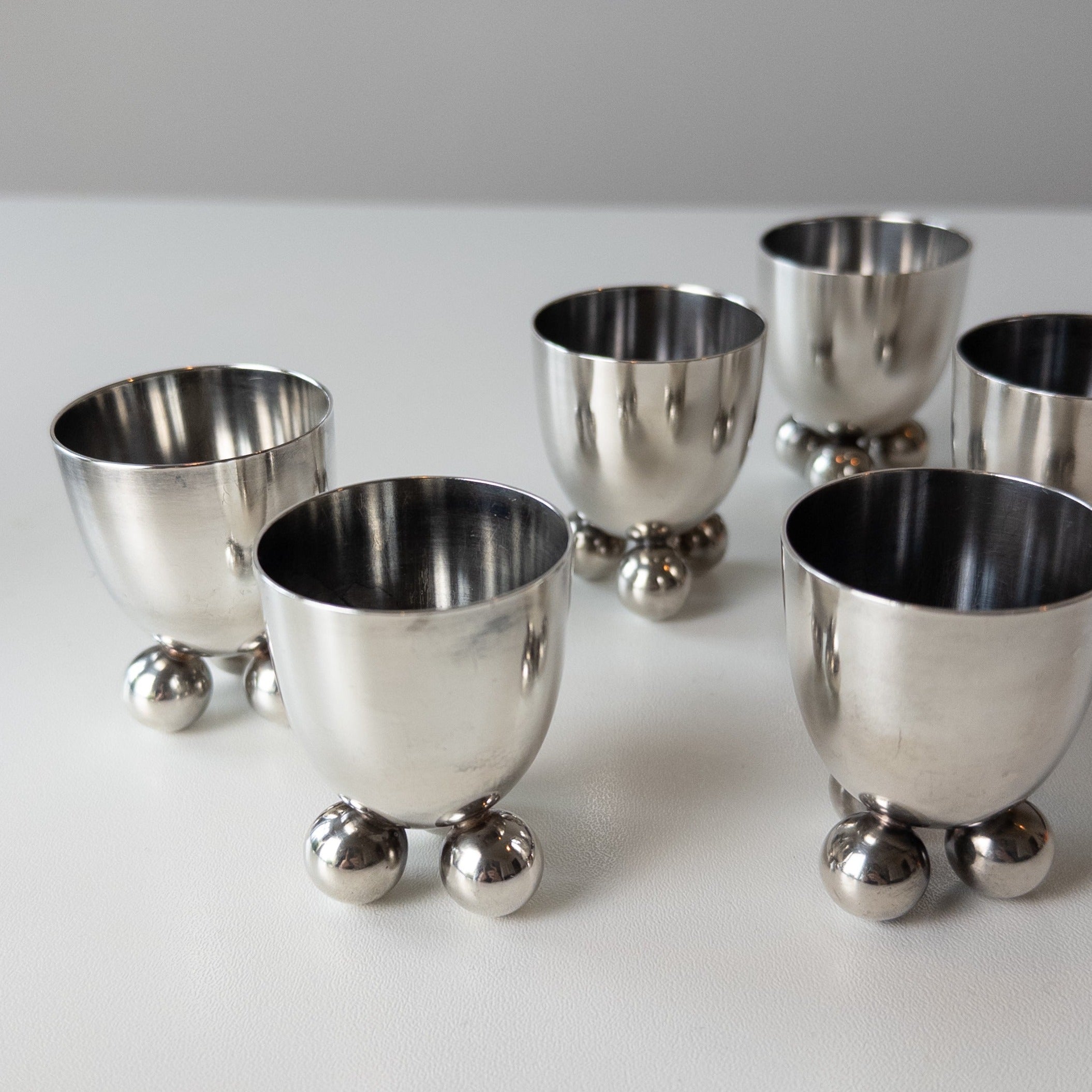 Vintage egg cups WMF F.A. Breuhaus de Groot - Set of 6