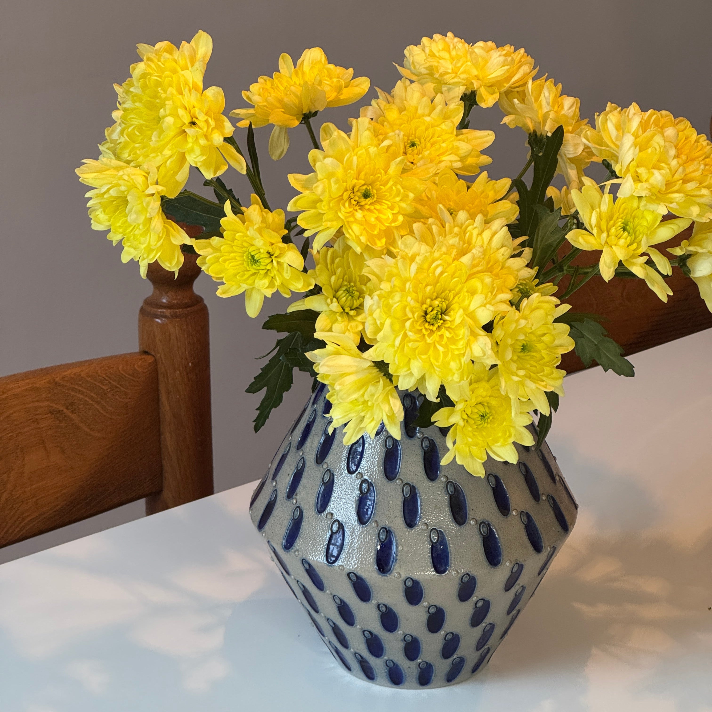 Vintage Keramik Vase nach Entwurf Fritz Breuhaus