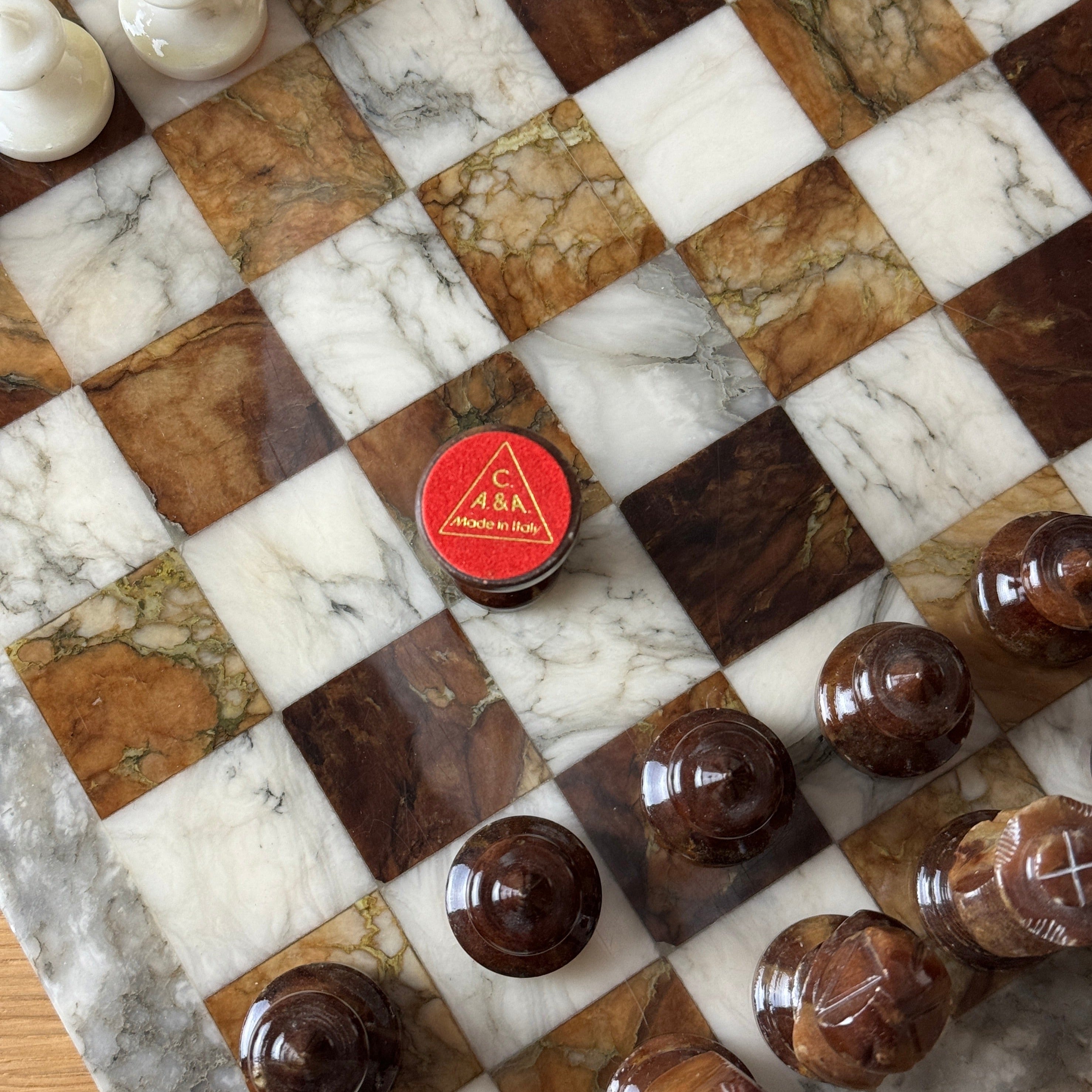 Vintage Italian chess board AA Chiellini