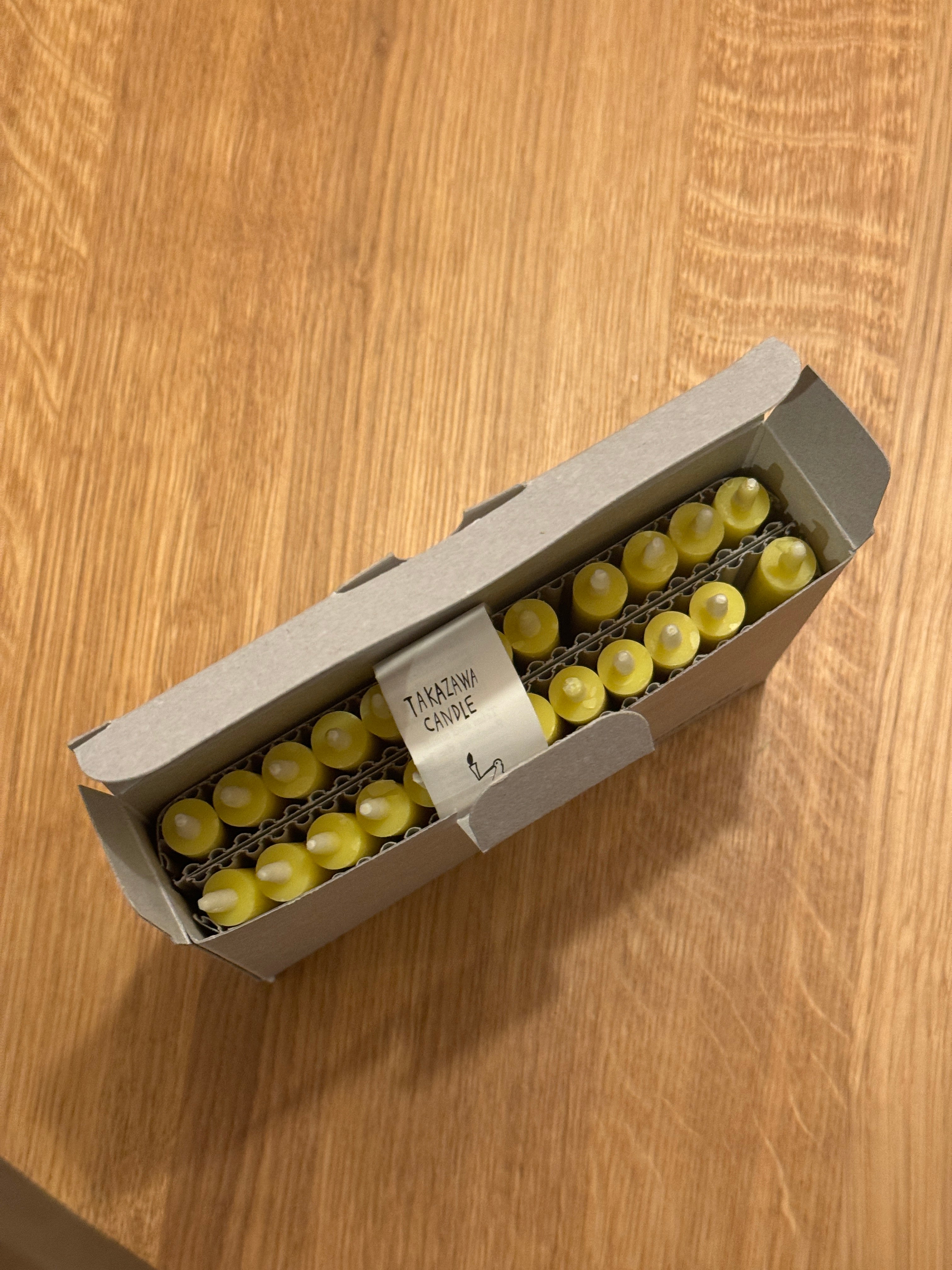 Japanese Candles Nanohana Box - 40 pcs.