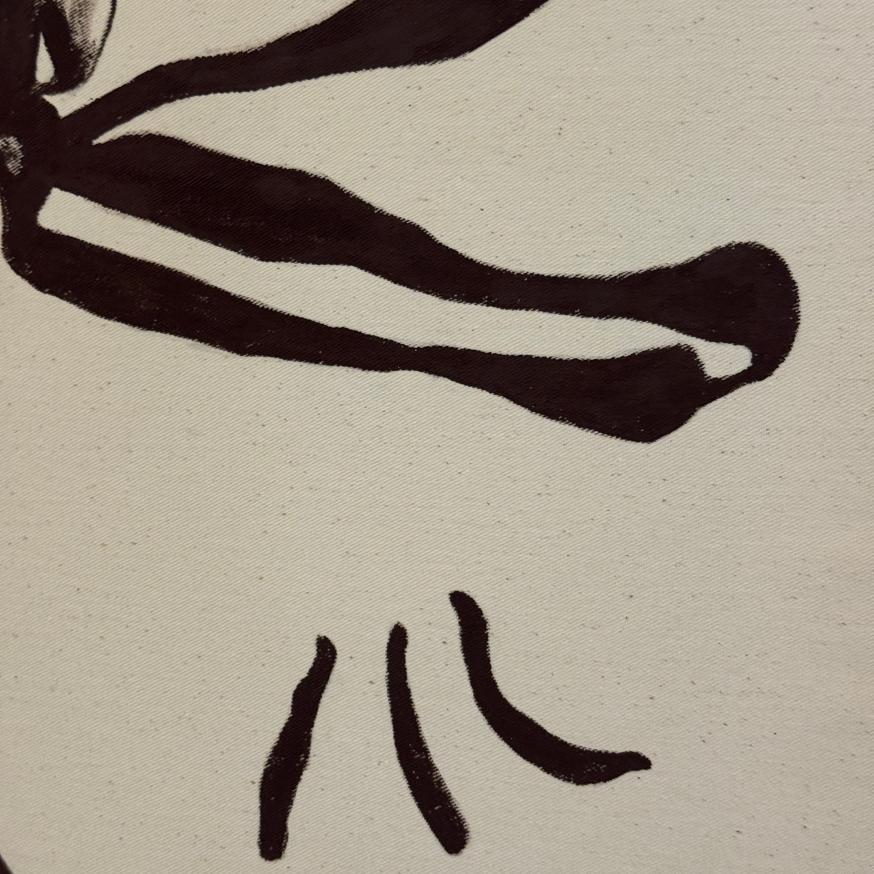 „All for myself, all by myself“ (2025) - Acryl auf Baumwolle