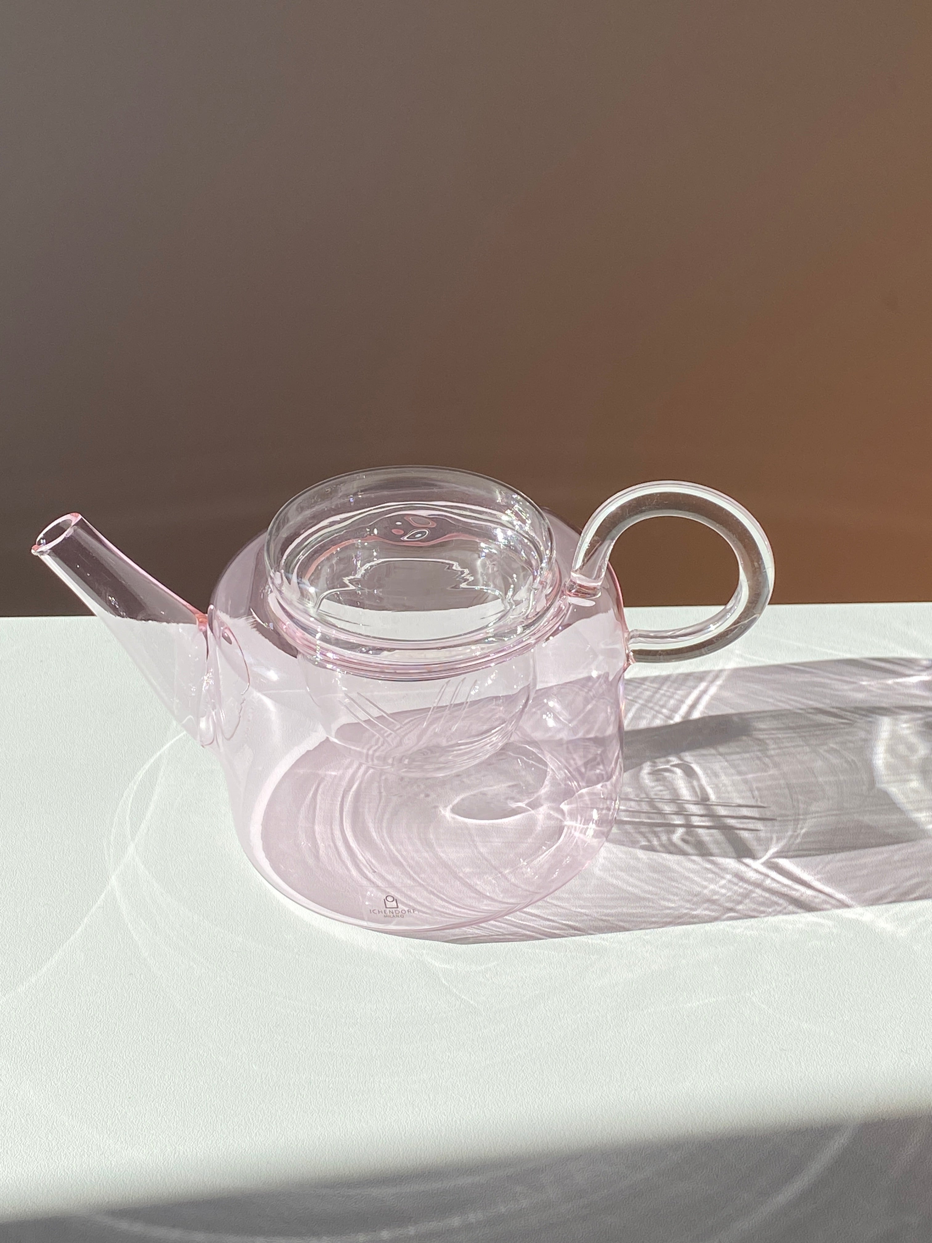 PIUMA teapot with filter - Low - Pink