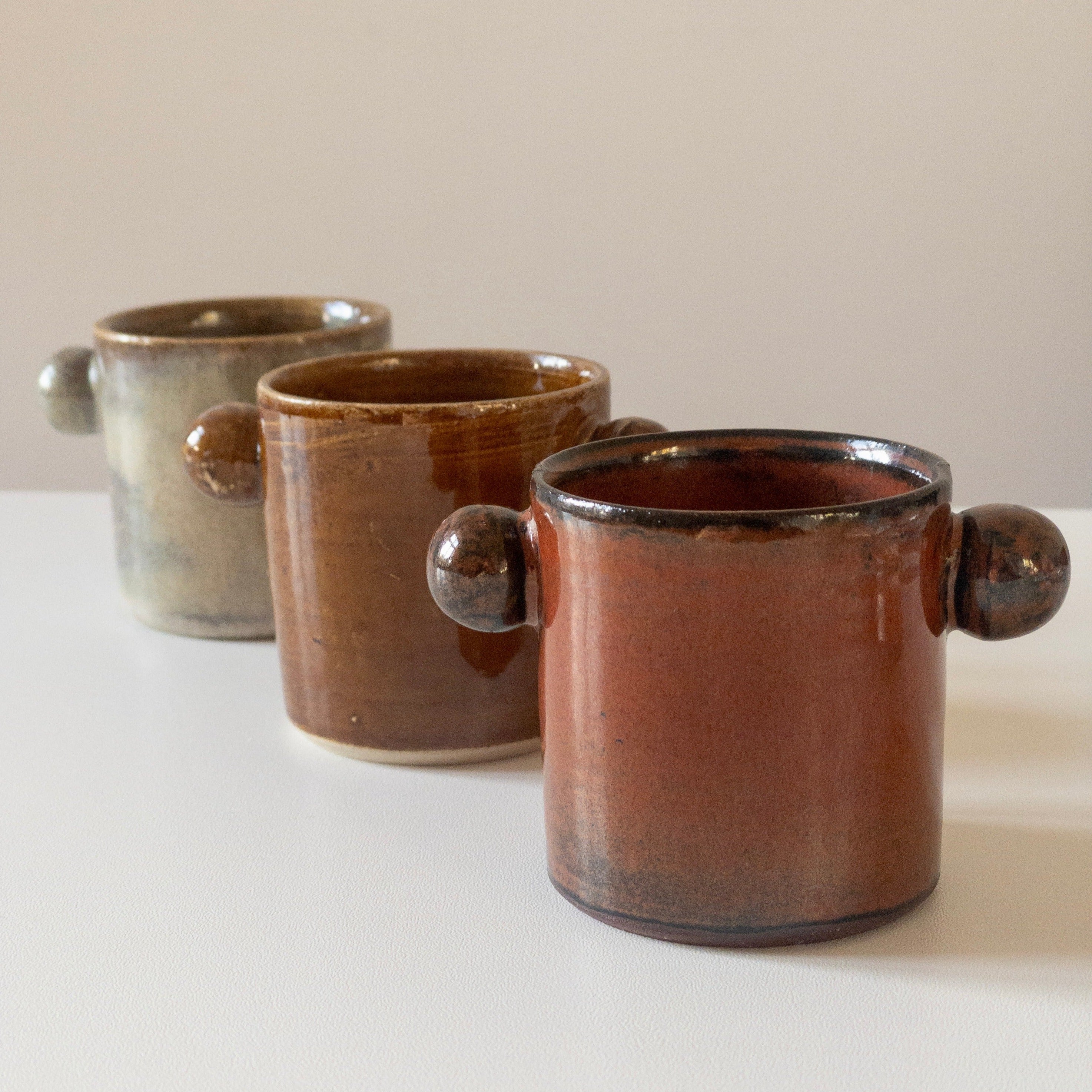 Eared Cup - Espresso Cup - Amber