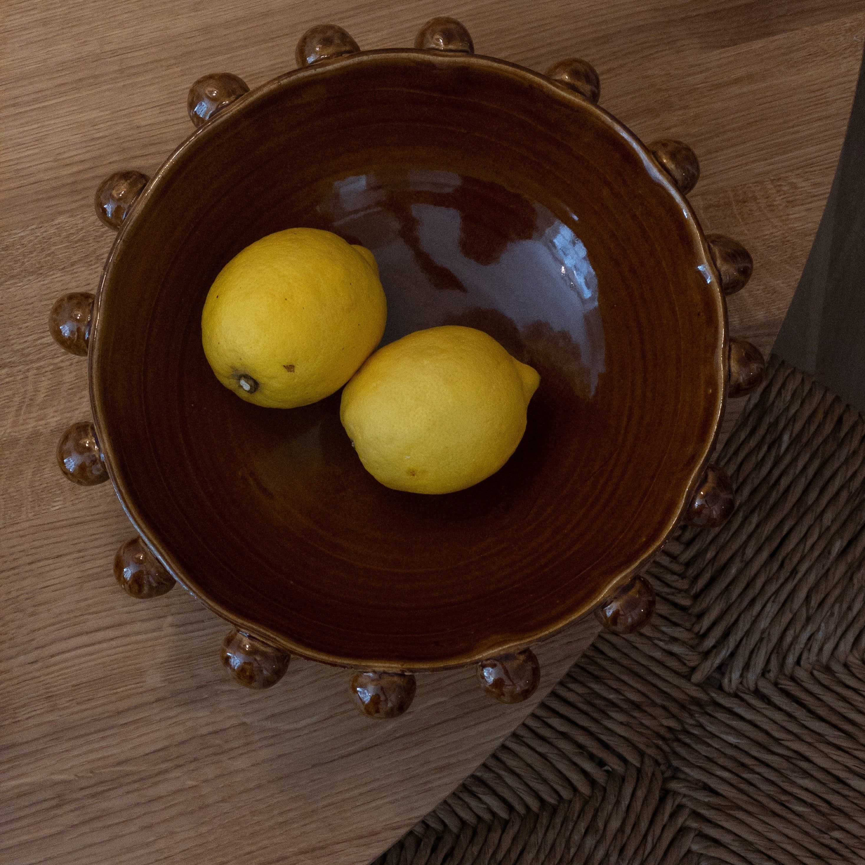 Pearl Serving Bowl - Amber