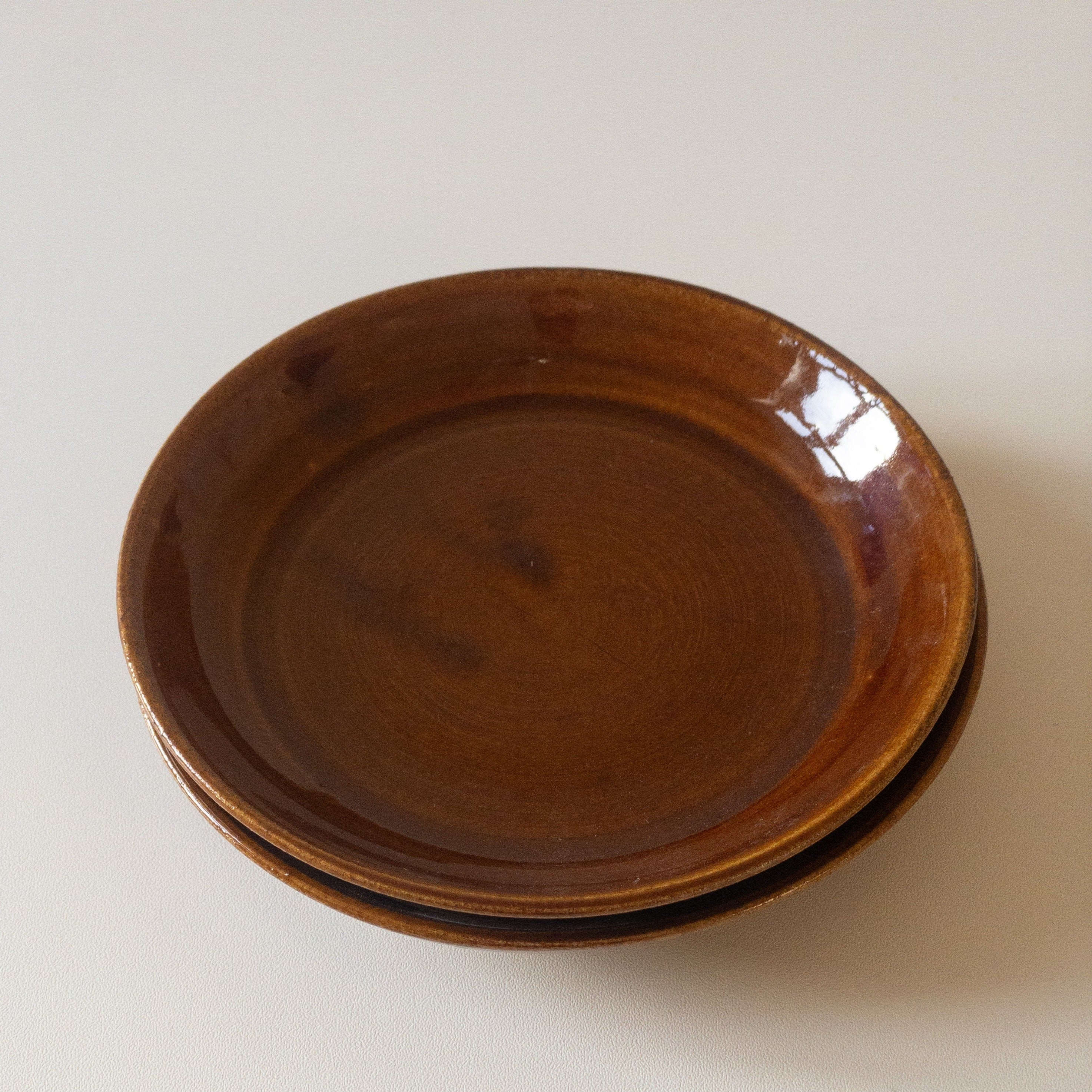 Small Ceramic Plate - Volcano