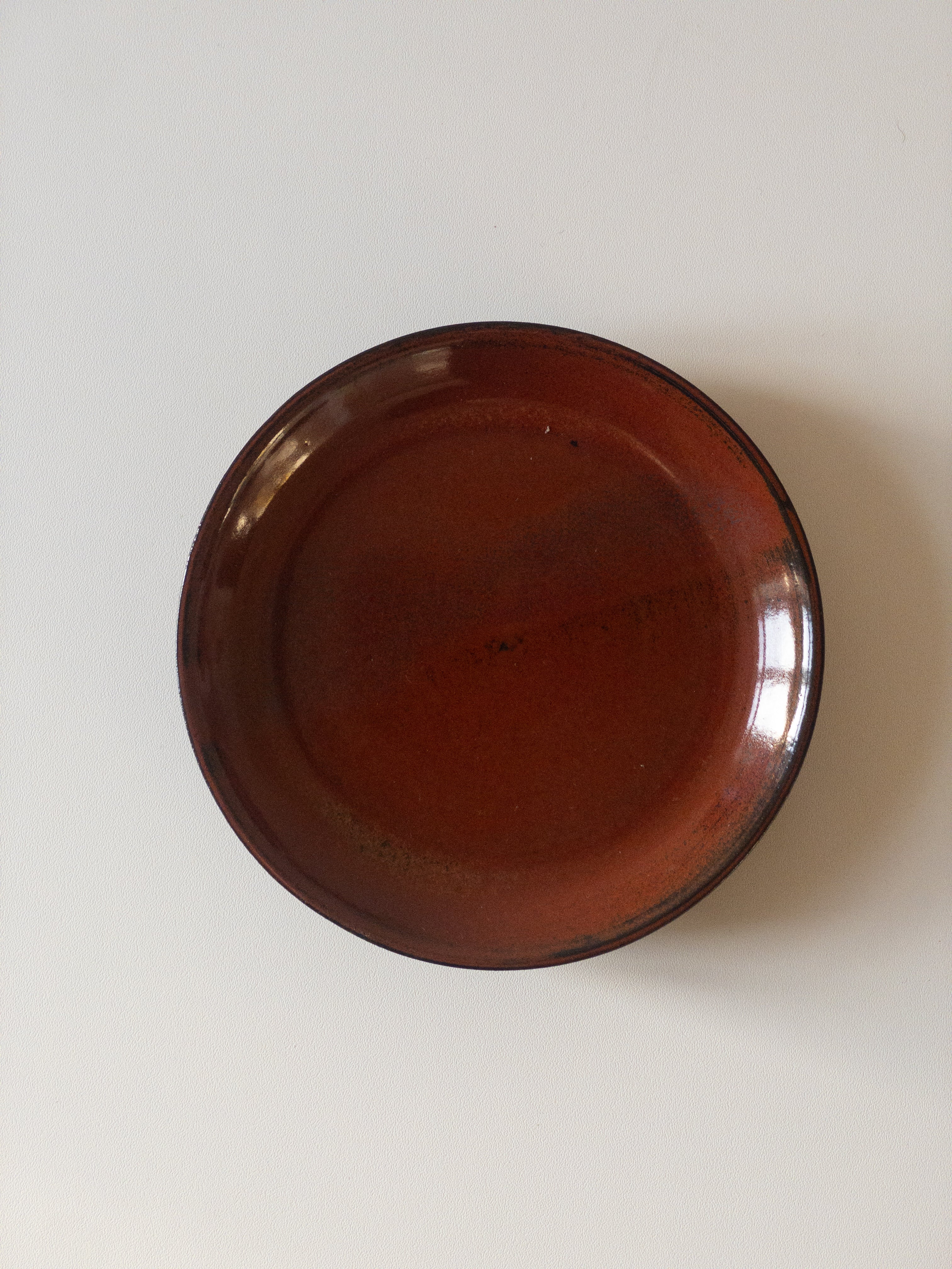 Small Ceramic Plate - Volcano
