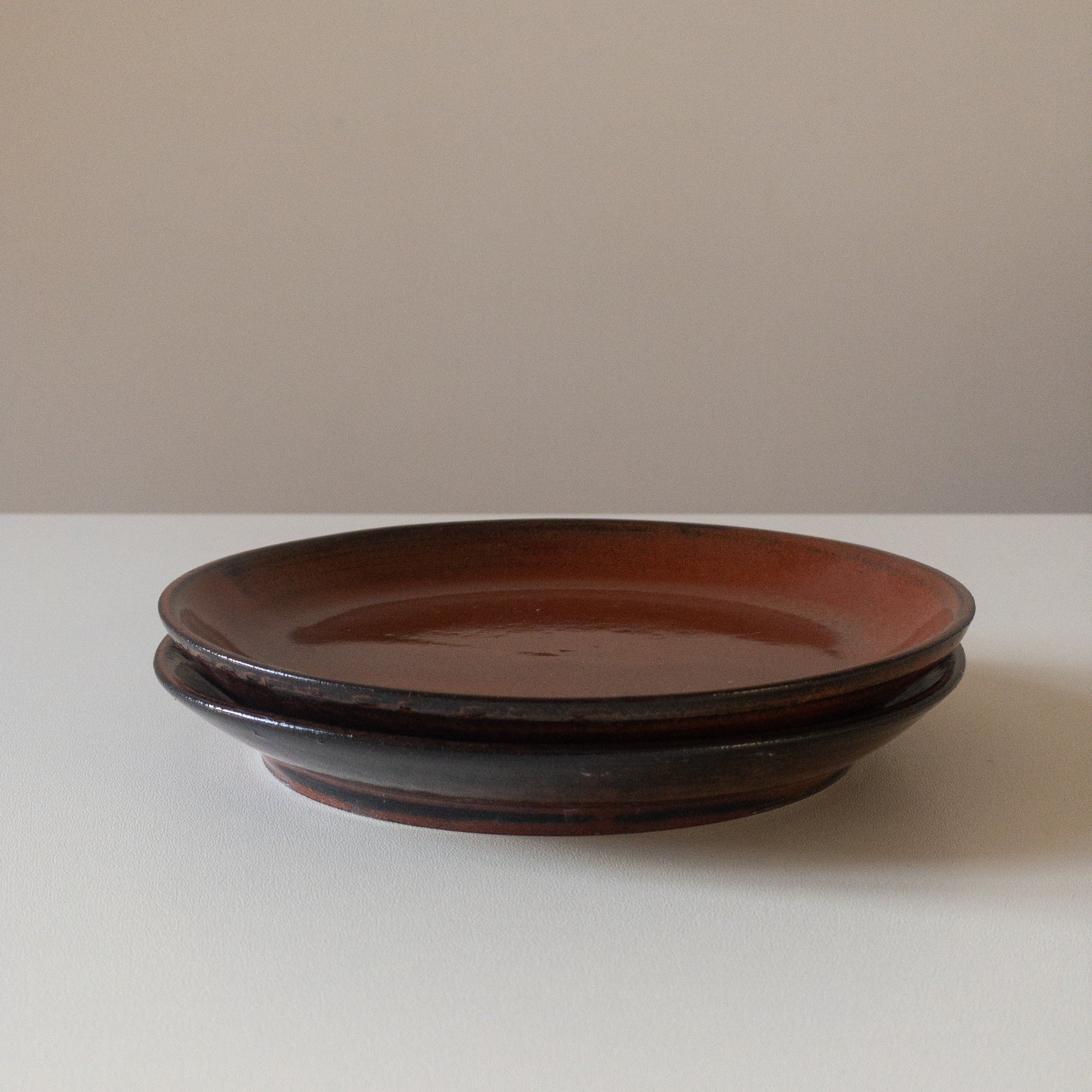 Small Ceramic Plate - Volcano