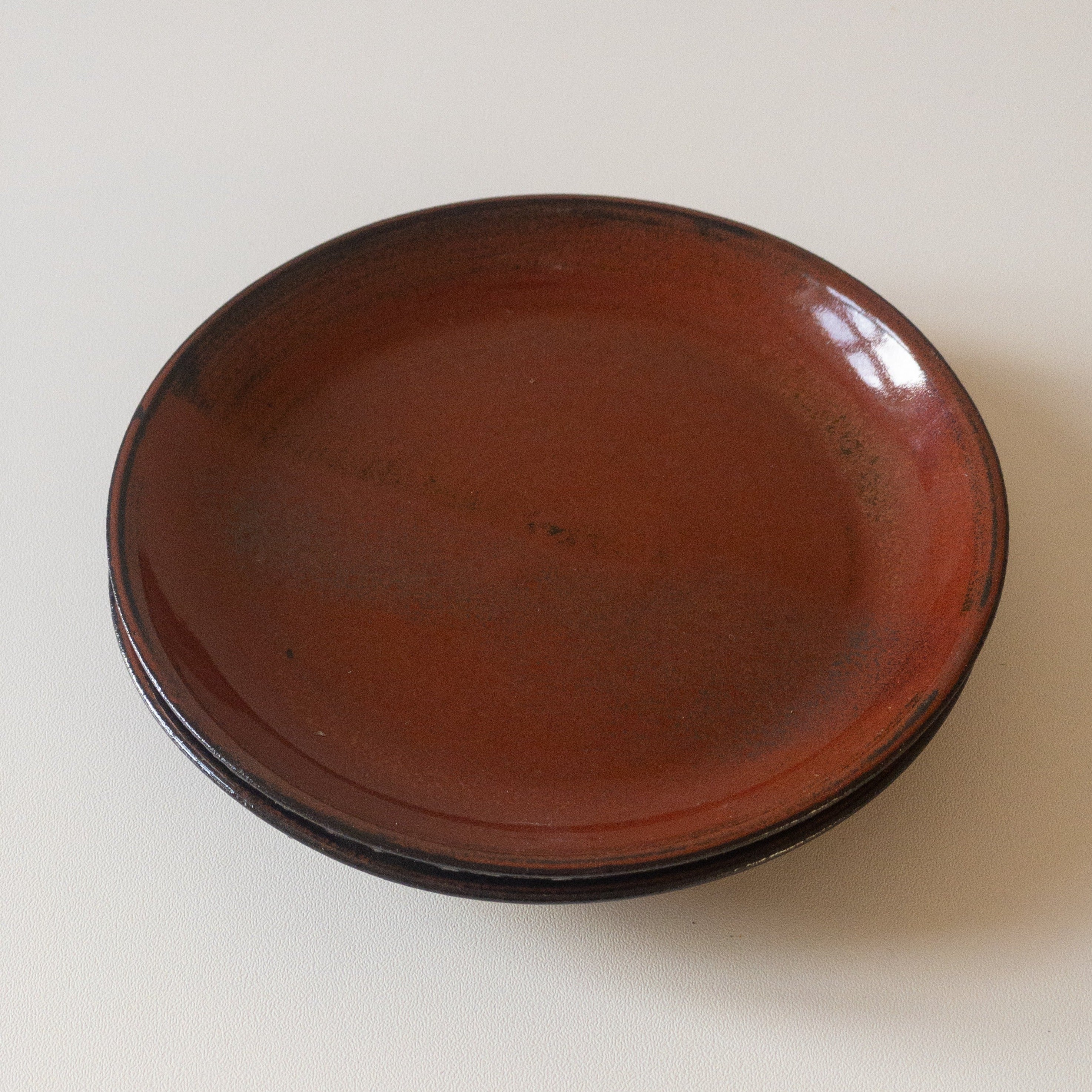 Small Ceramic Plate - Volcano