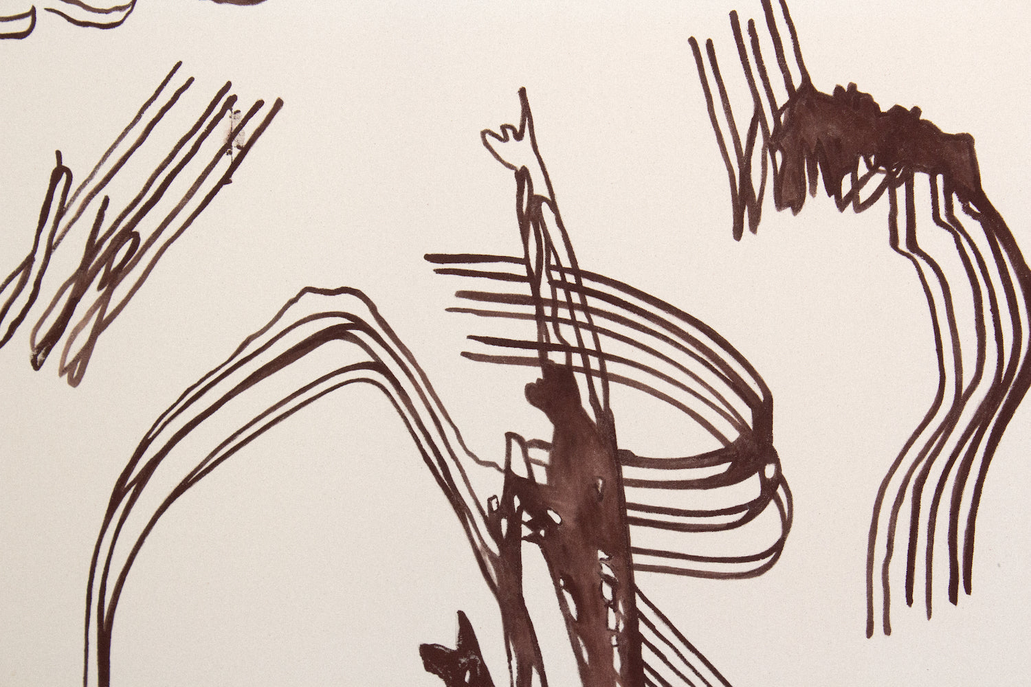 „It’s all chaos but it’s all good“ (2022) - Acryl auf Baumwolle