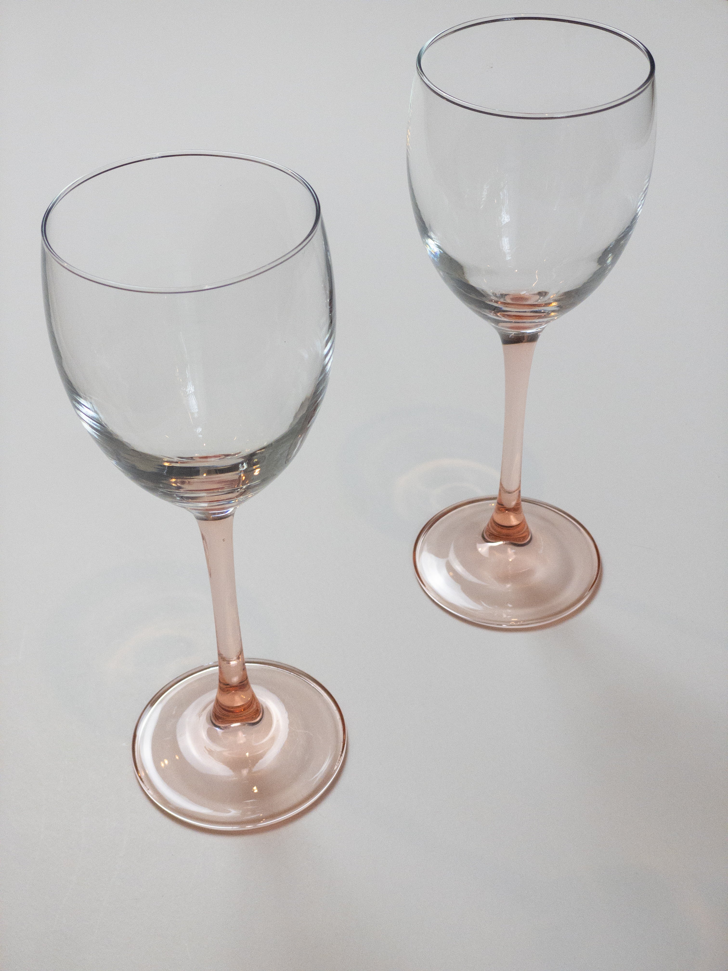 Luminarc Weingläser - 2 Stück - Rosa Stiel