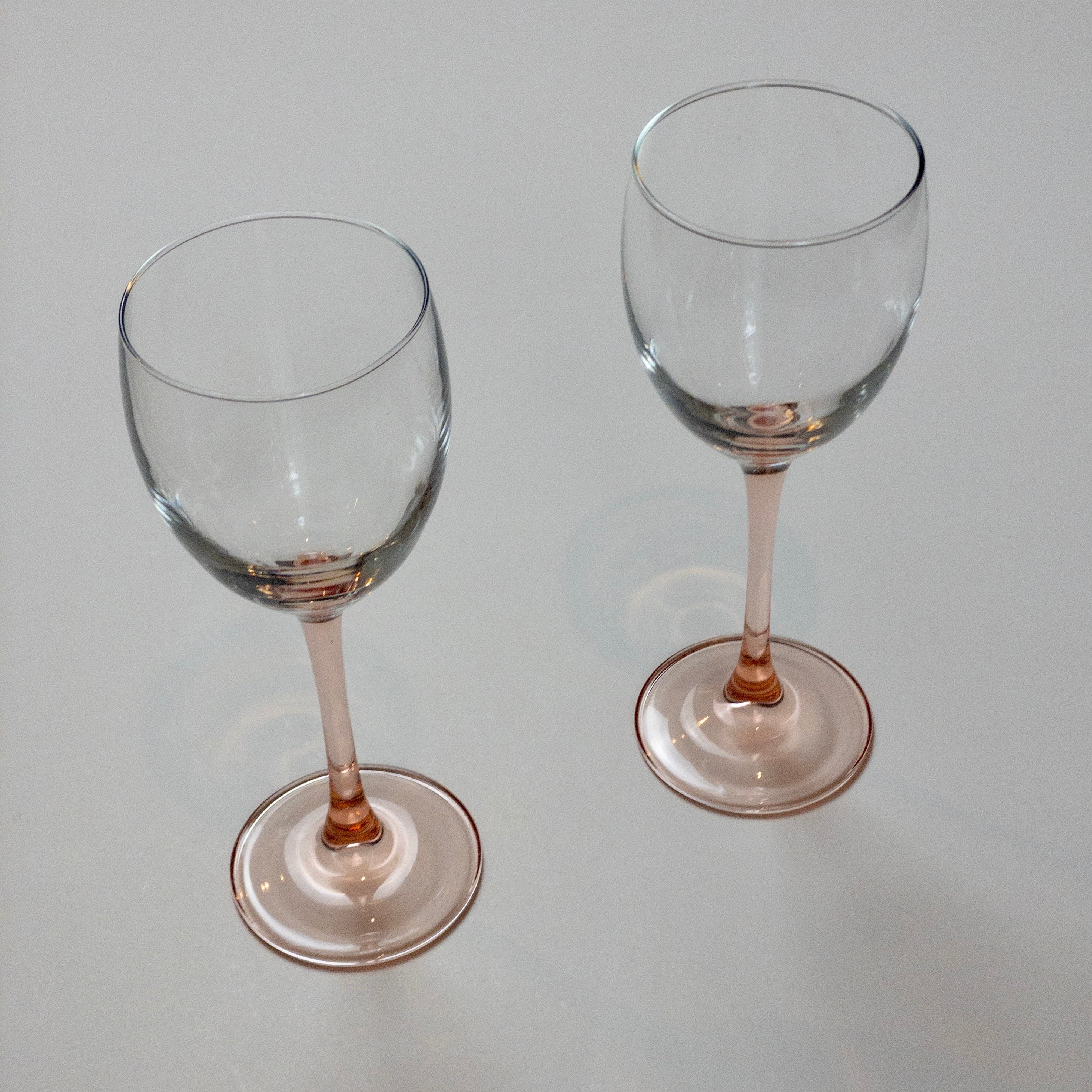 Luminarc Weingläser - 2 Stück - Rosa Stiel