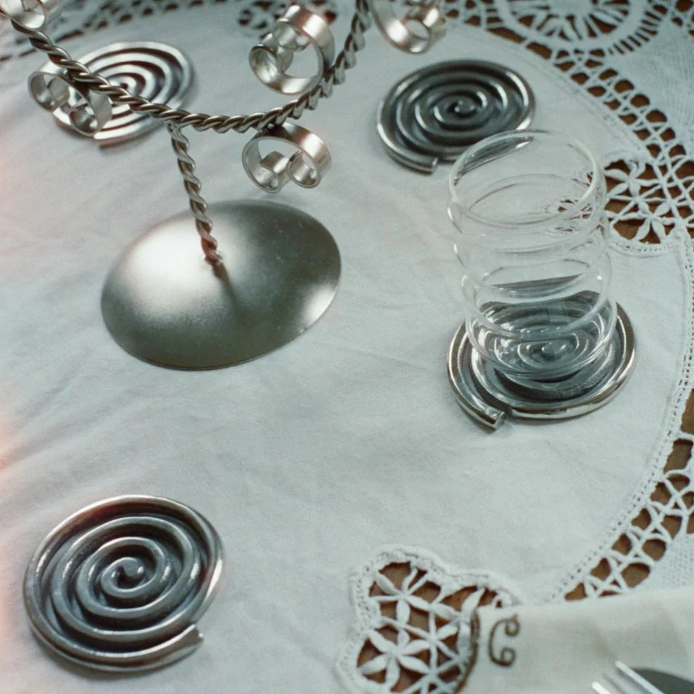 Squiggle coasters