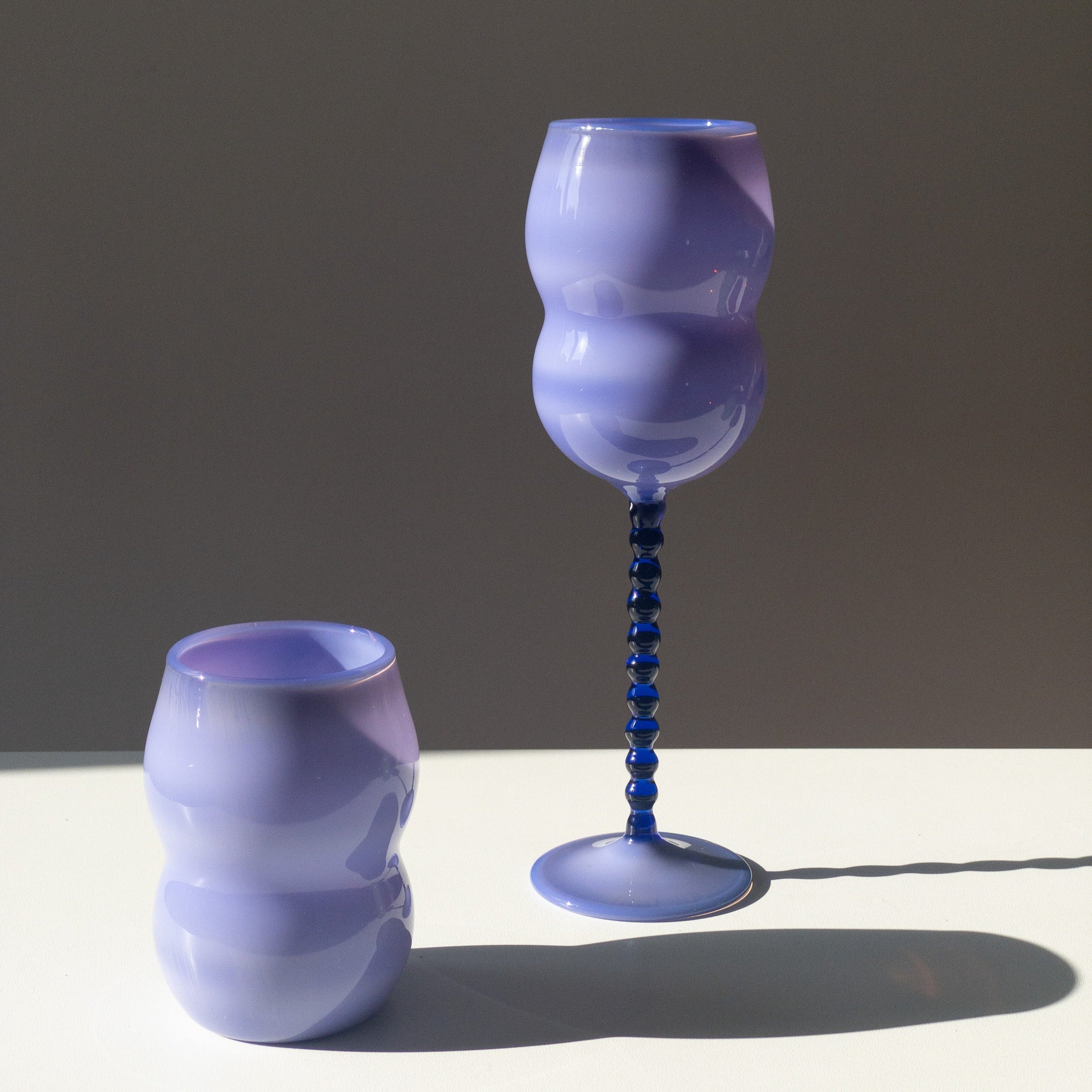 Dreamlike tumbler - purple opaque