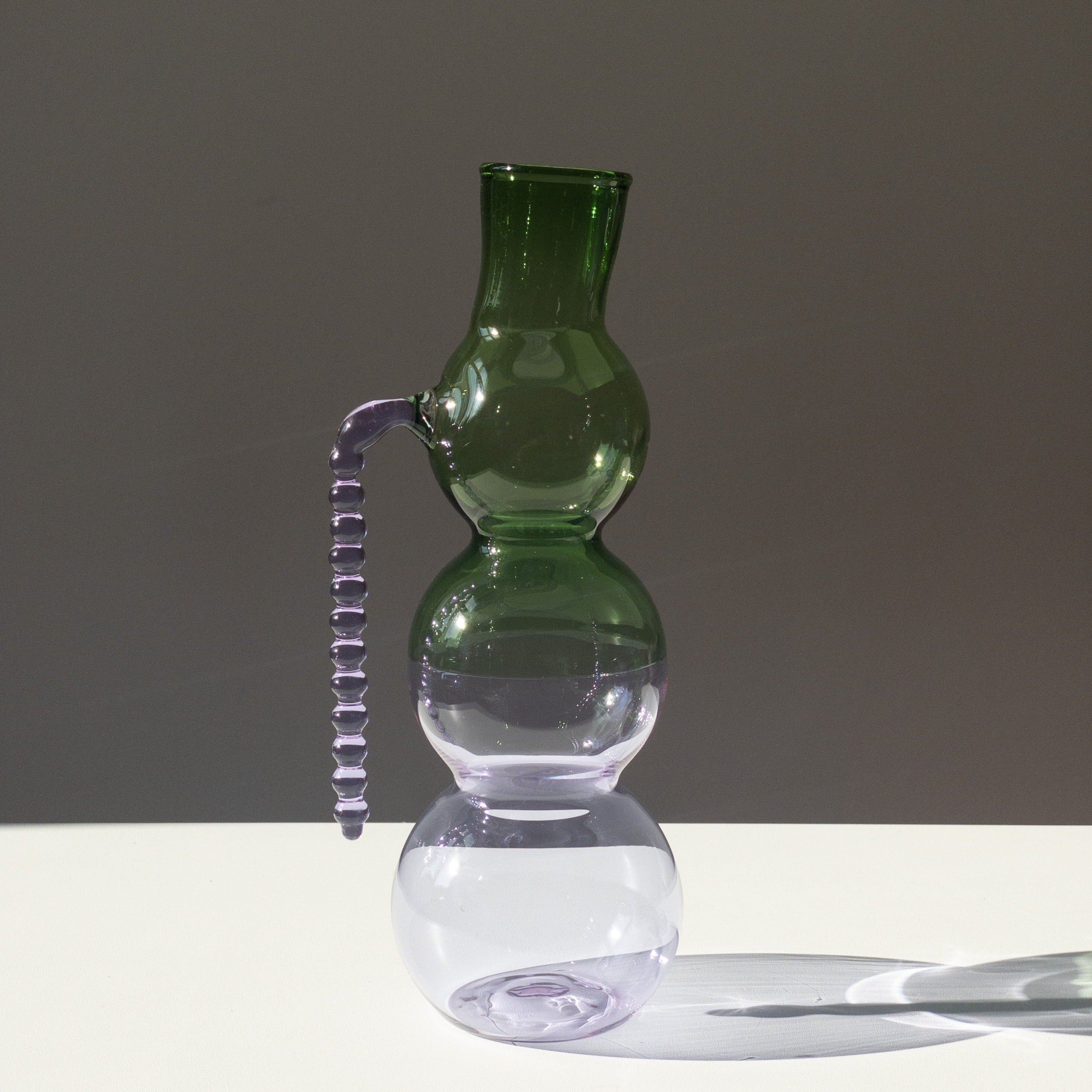 Dreamlike carafe - green/purple