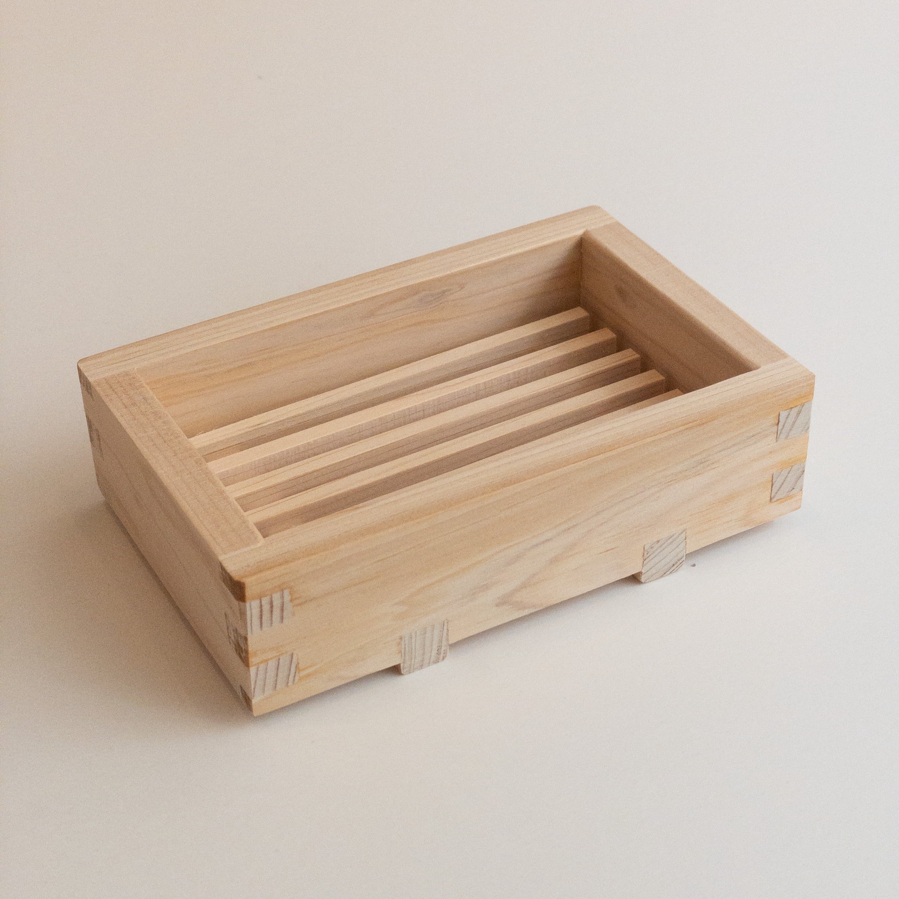 Japanische Hinoki Holz Seifenablage