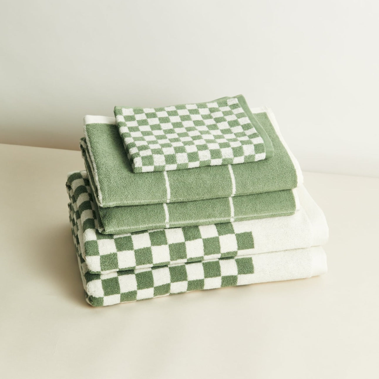 Hand Towel Josephine - Sage/Chalk
