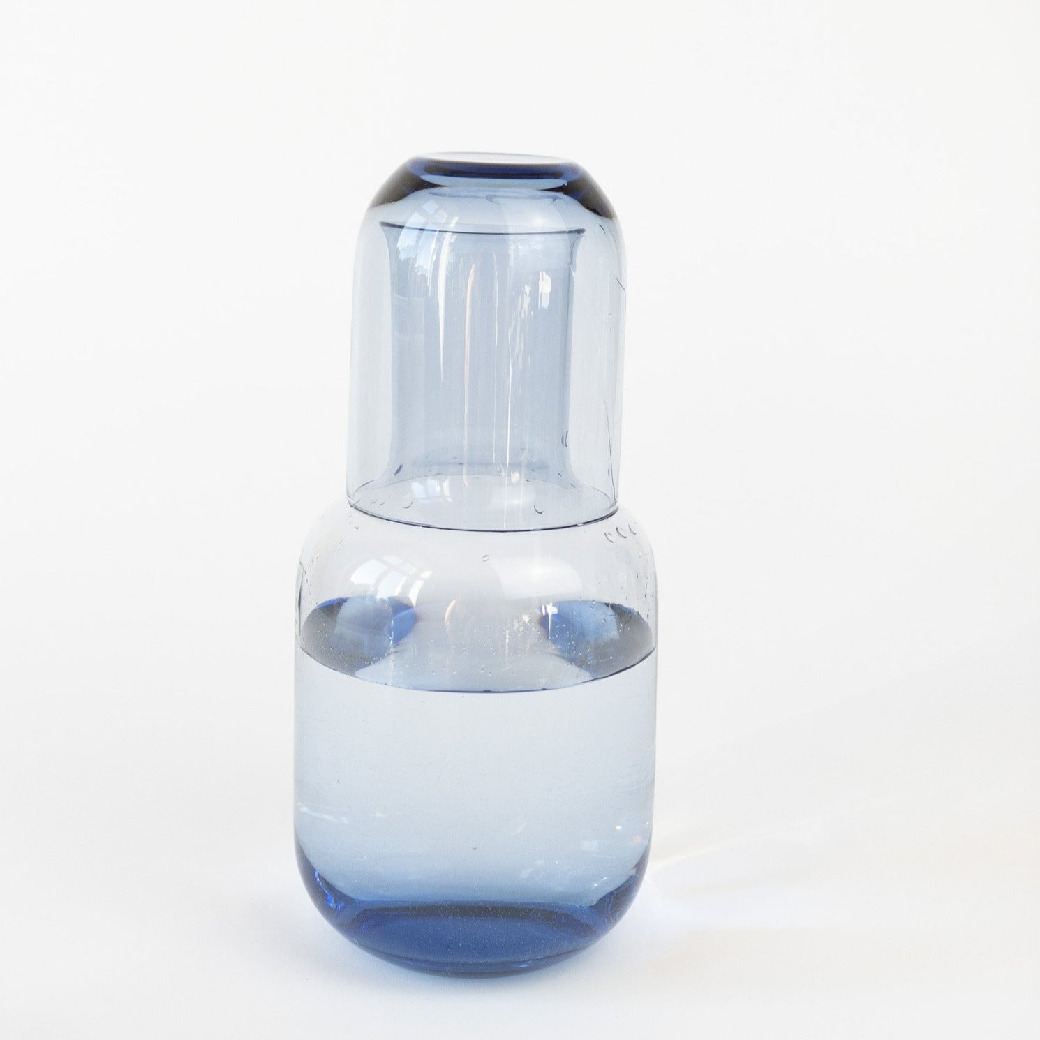 Japanische Karaffe mit Glas - Blau - Ausstellungsstück