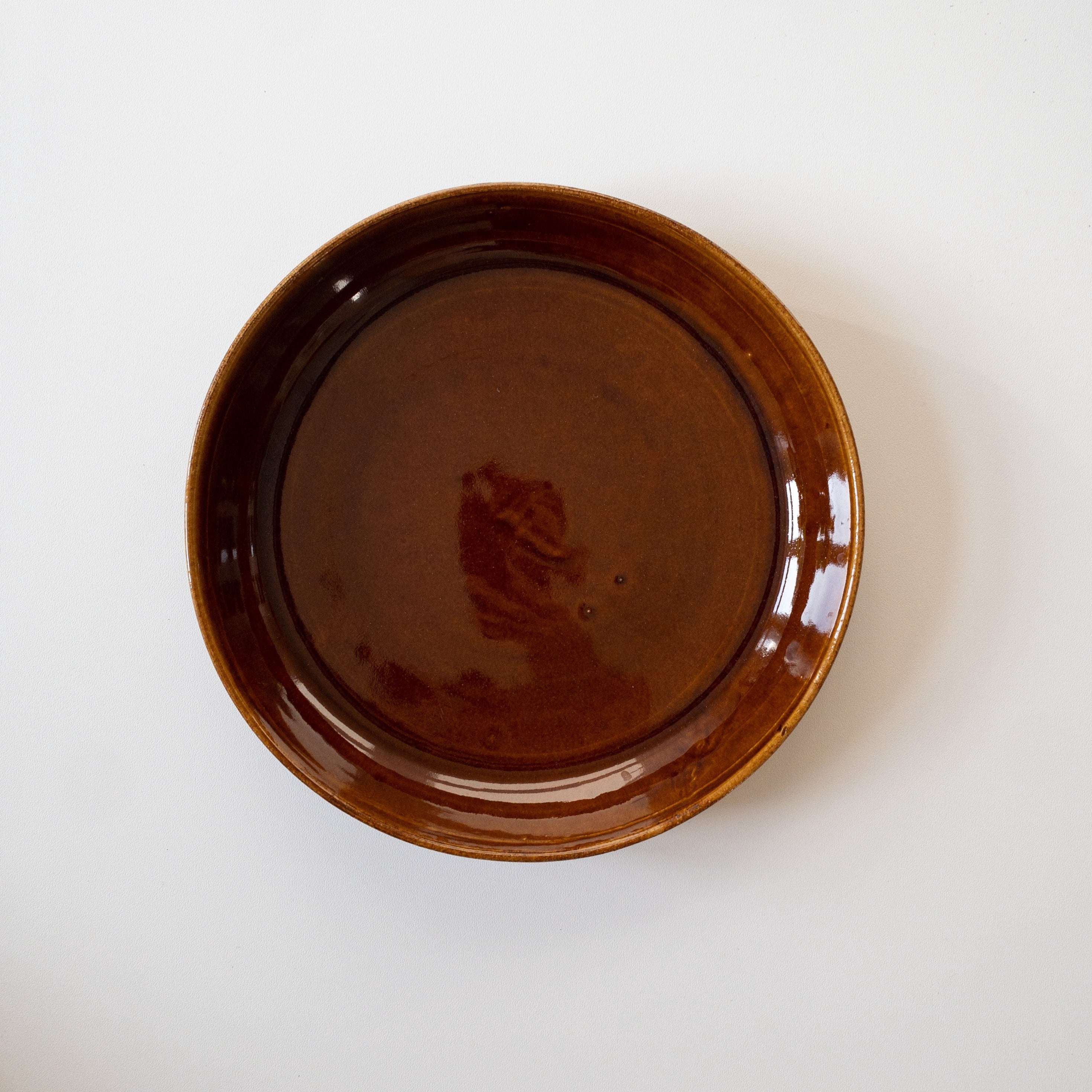 Small Ceramic Plate - Volcano