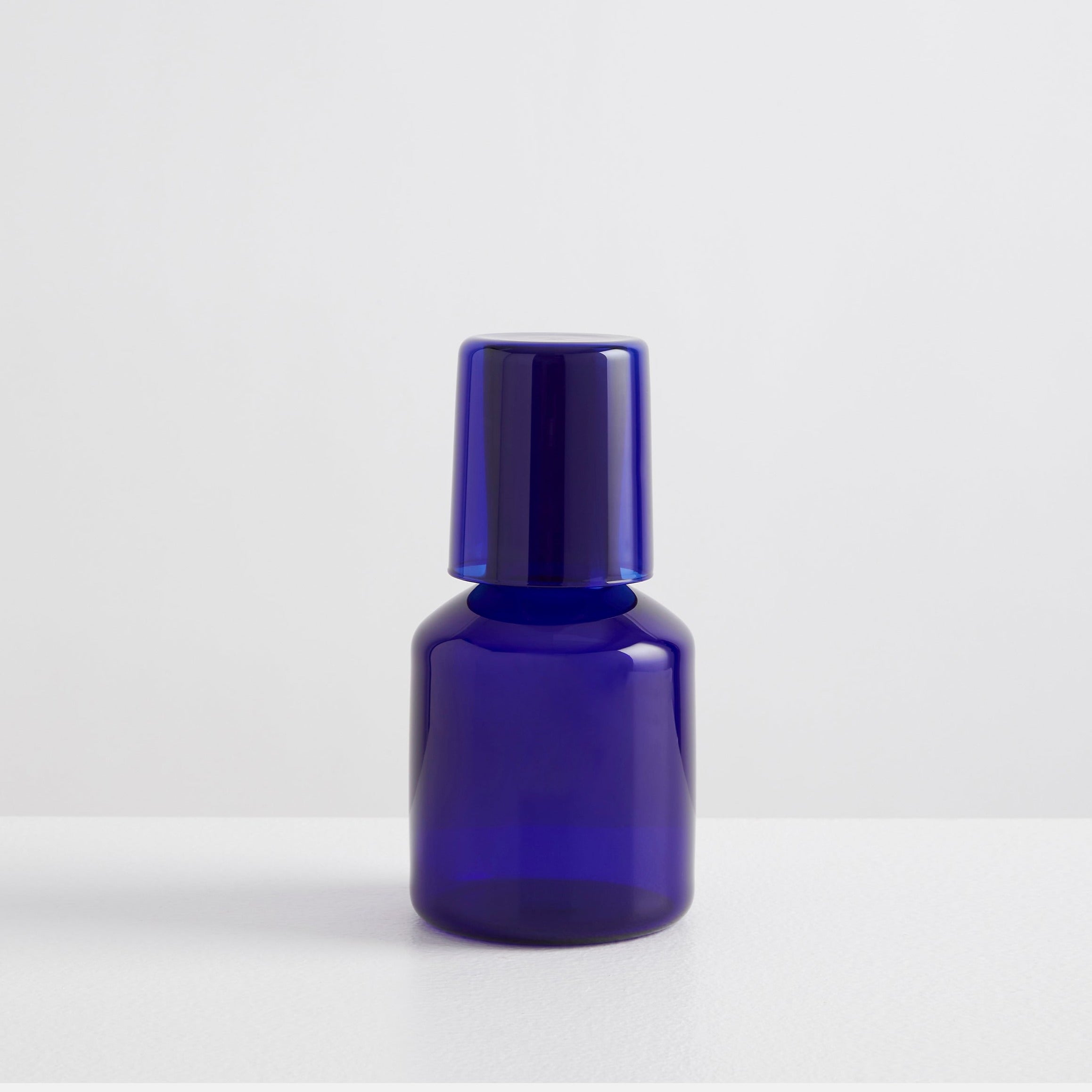 J'ai Soif Carafe with Tumbler - Indigo Blue
