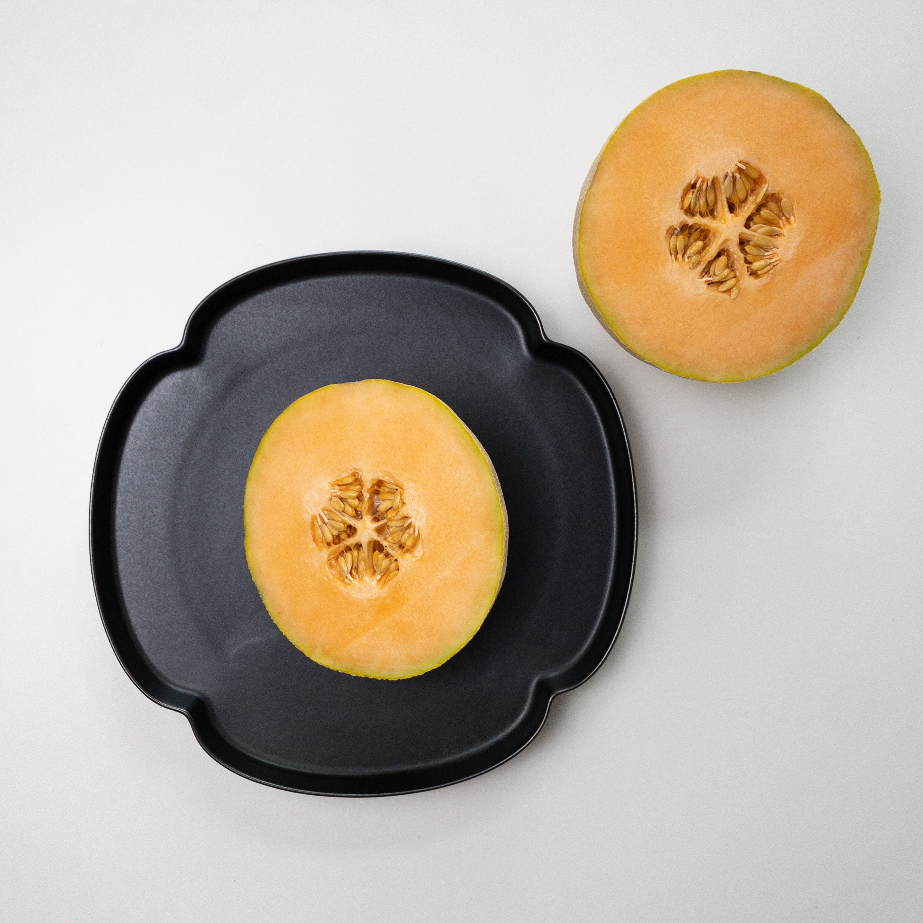 Japanese Plate with Iron Black Glaze
