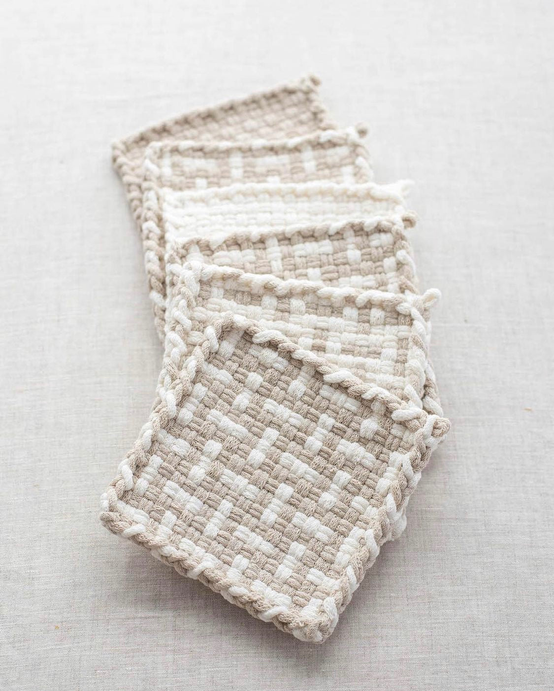 Potholders - Beige/White - Seedling Collection