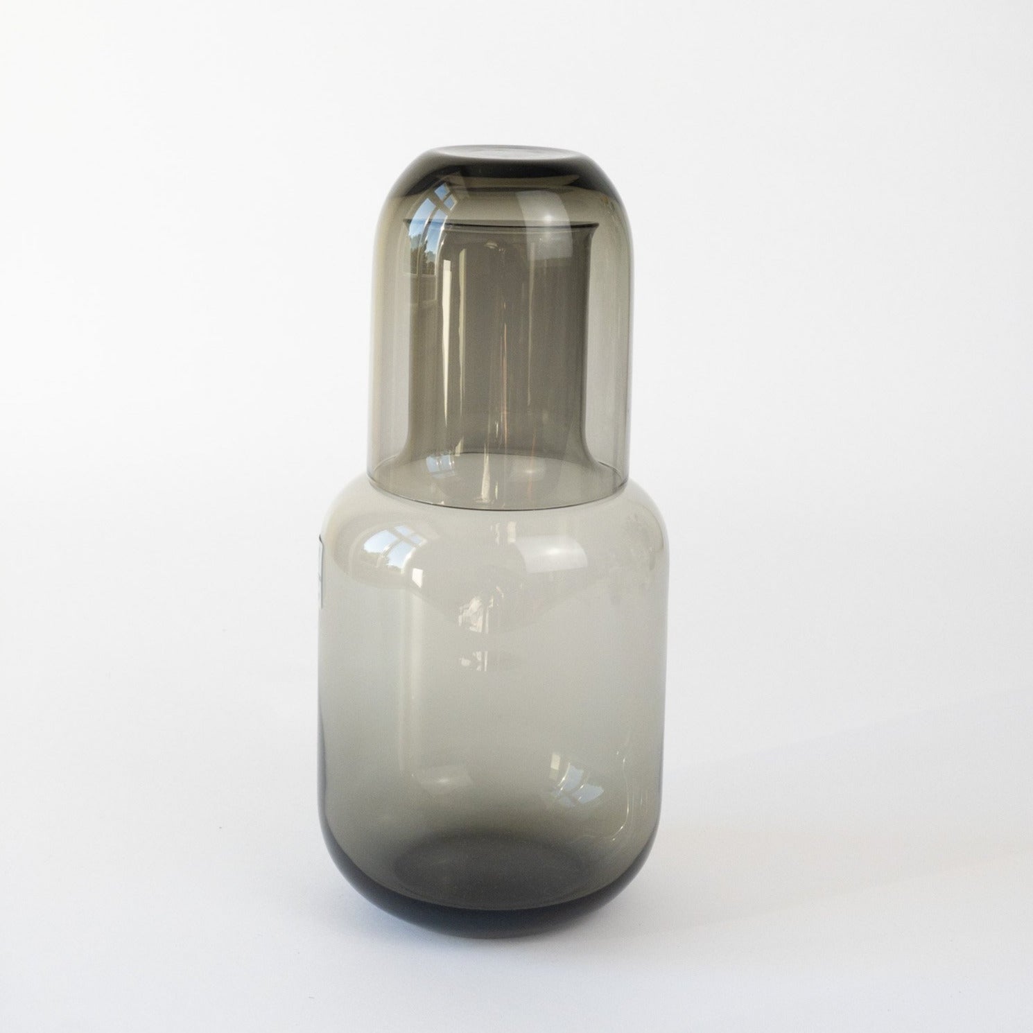 Japanese Carafe with Glass - Smoke
