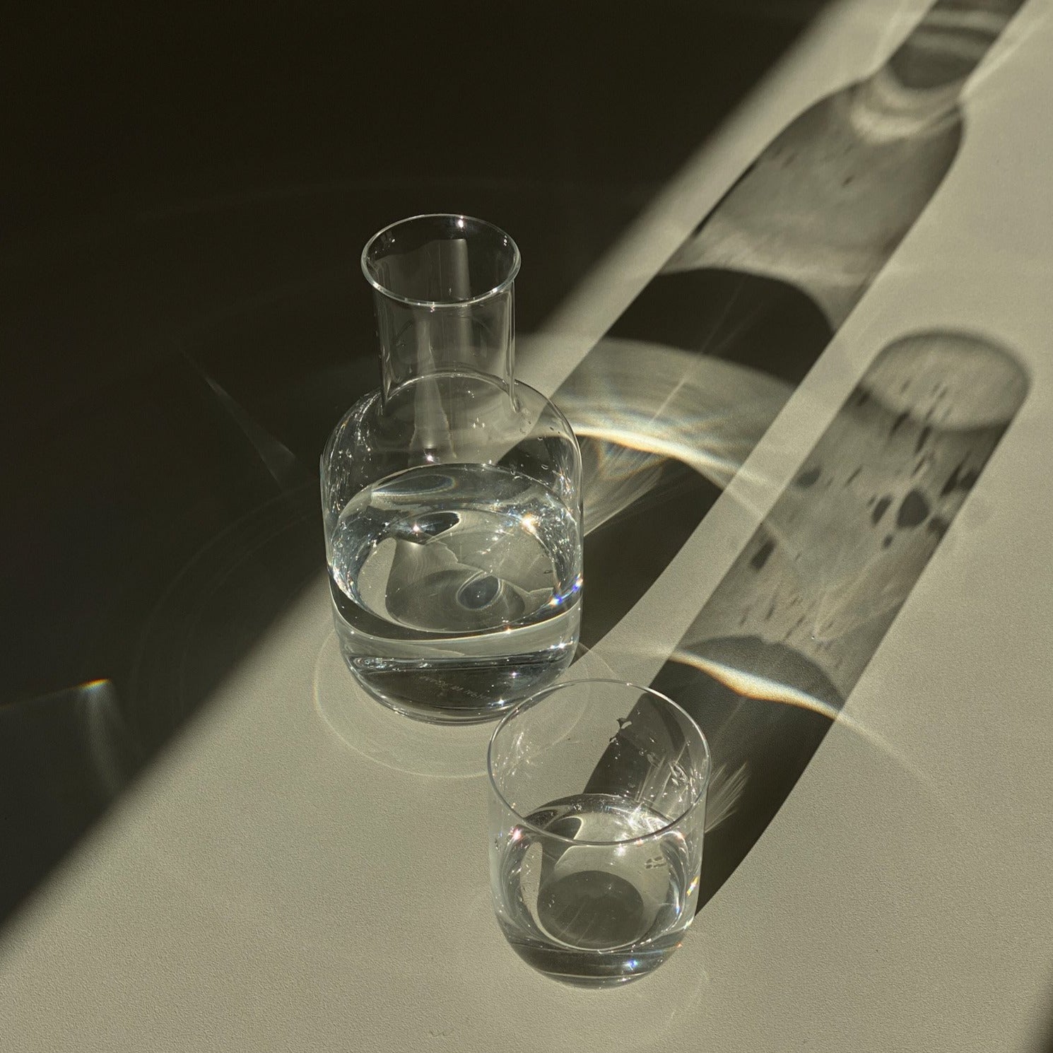 Japanese Carafe with Glass - Clear