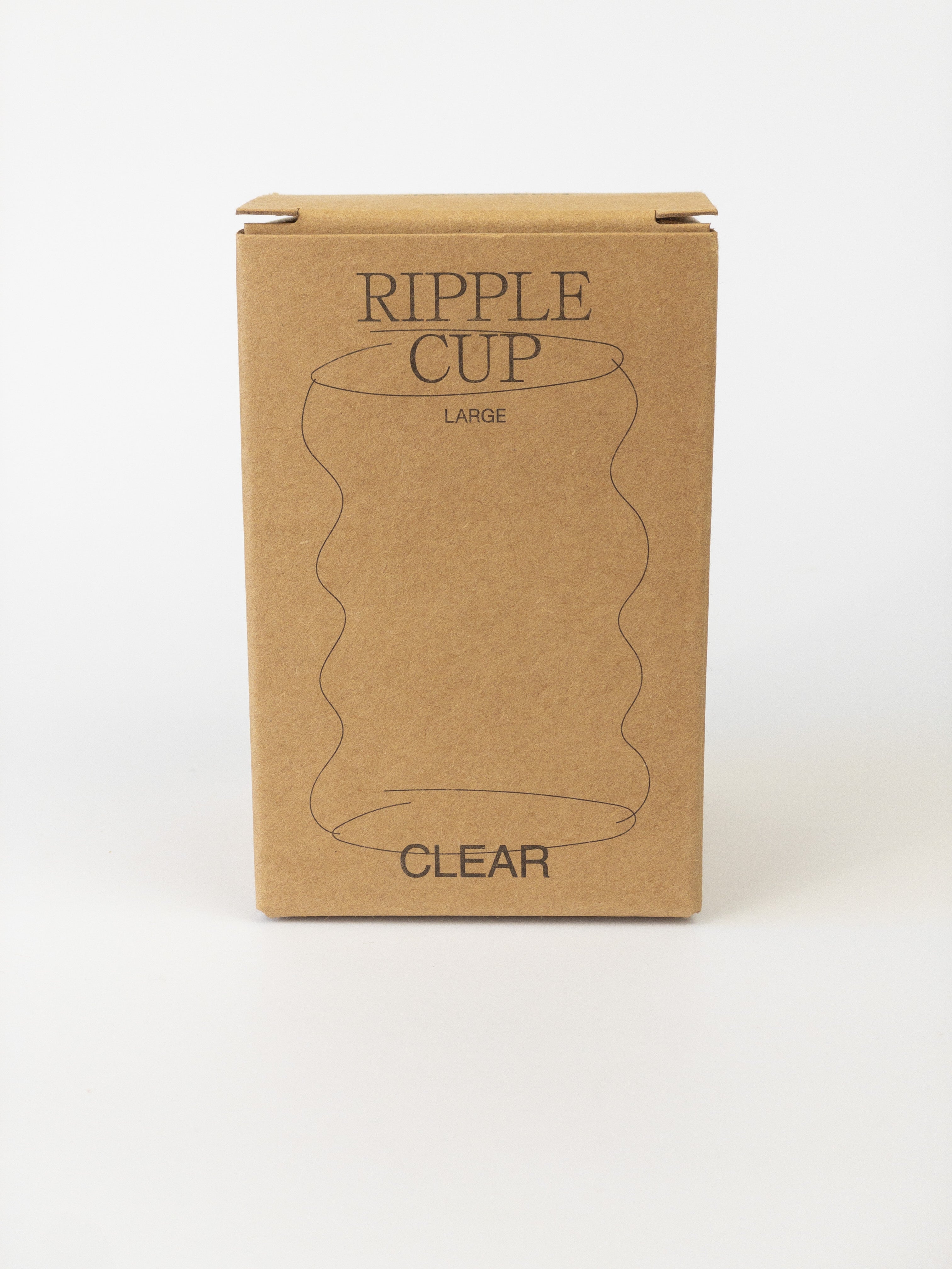 Ripple Glass - Clear - Large
