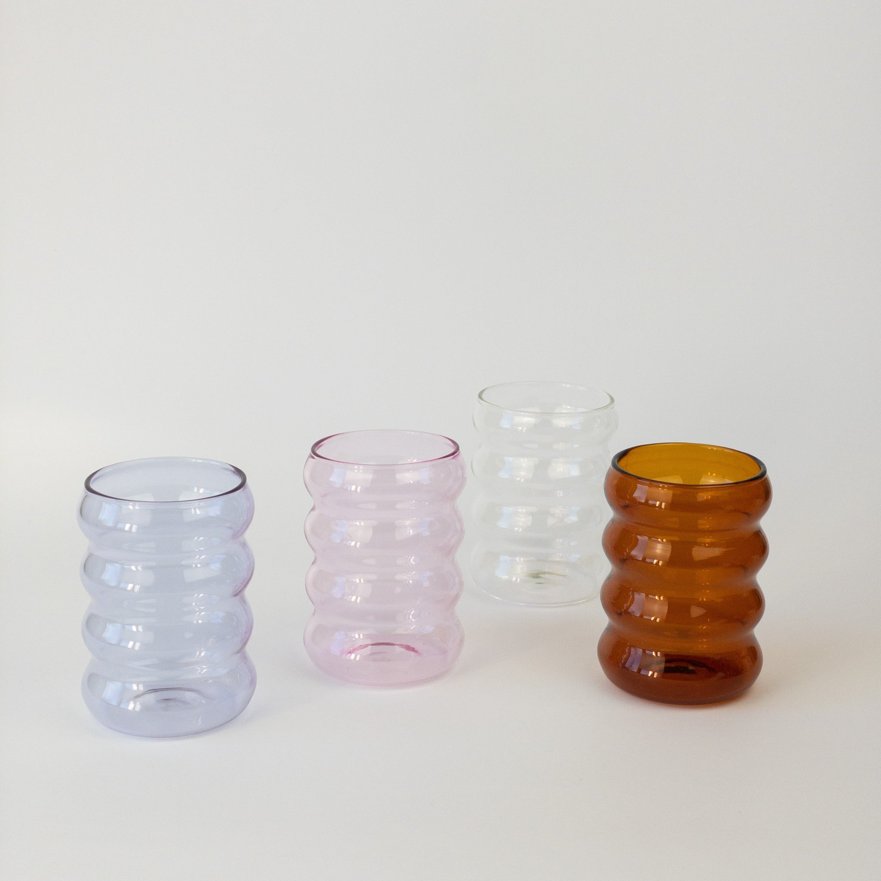 Ripple Glass - Pink - Small