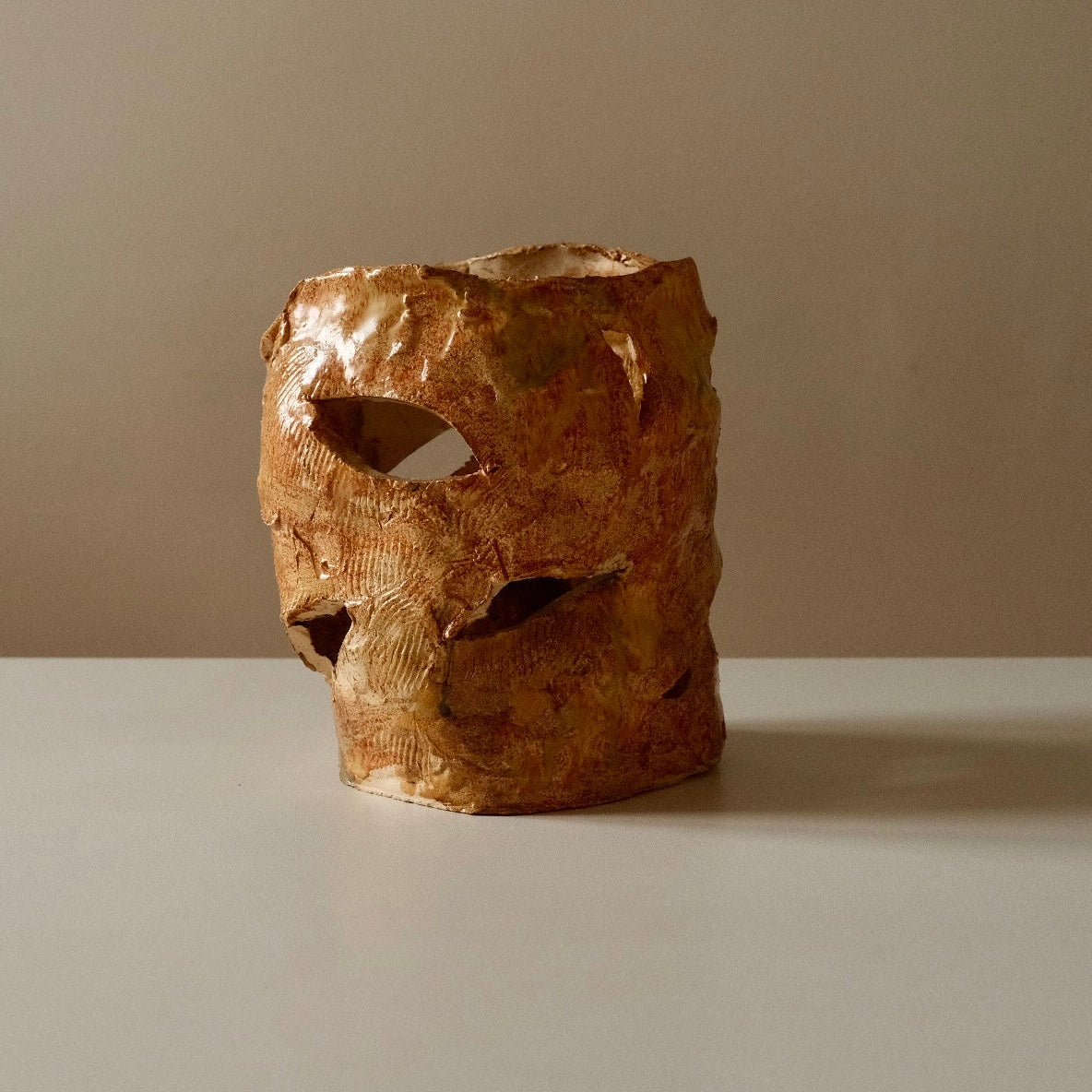 Handgfertige skulpturale Vase - Theresa Gößmann