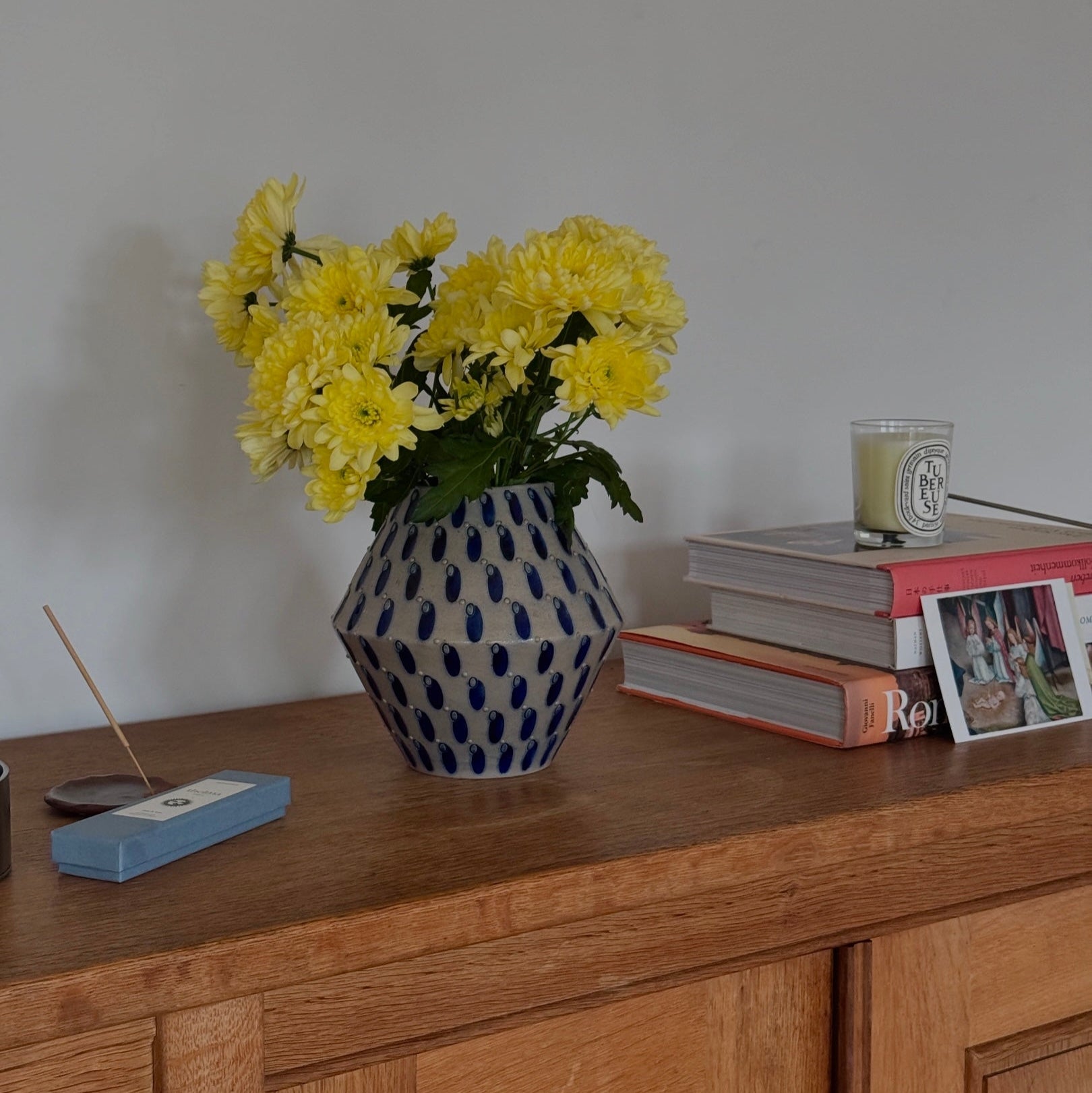 Vintage Keramik Vase nach Entwurf Fritz Breuhaus