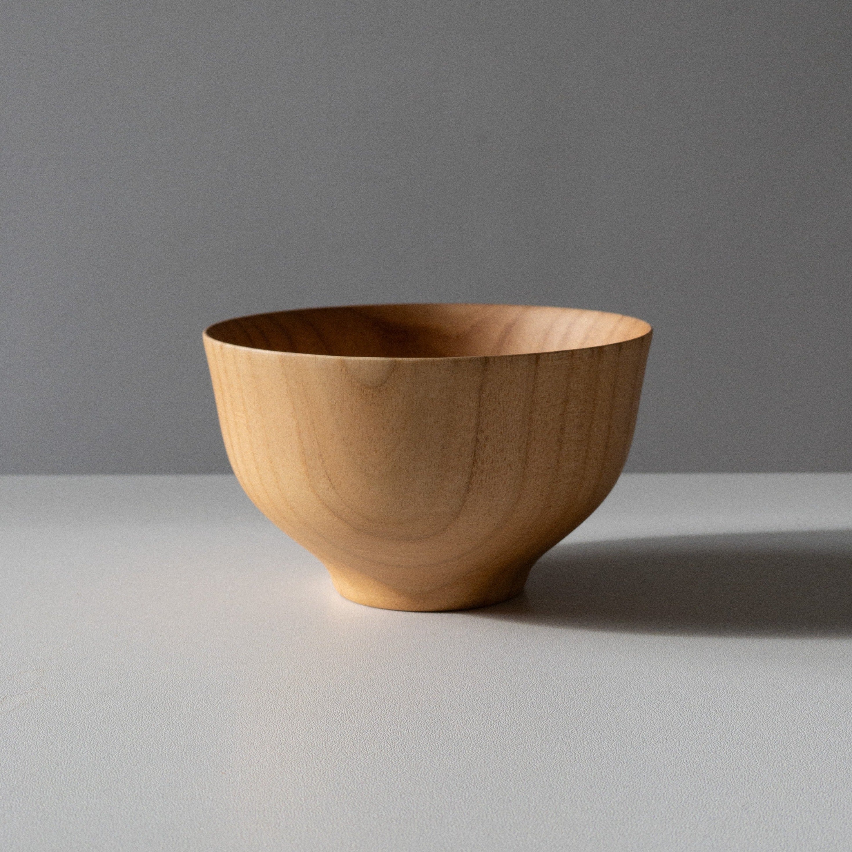 Japanische Suppenschüssel aus Jujube Holz - Natur