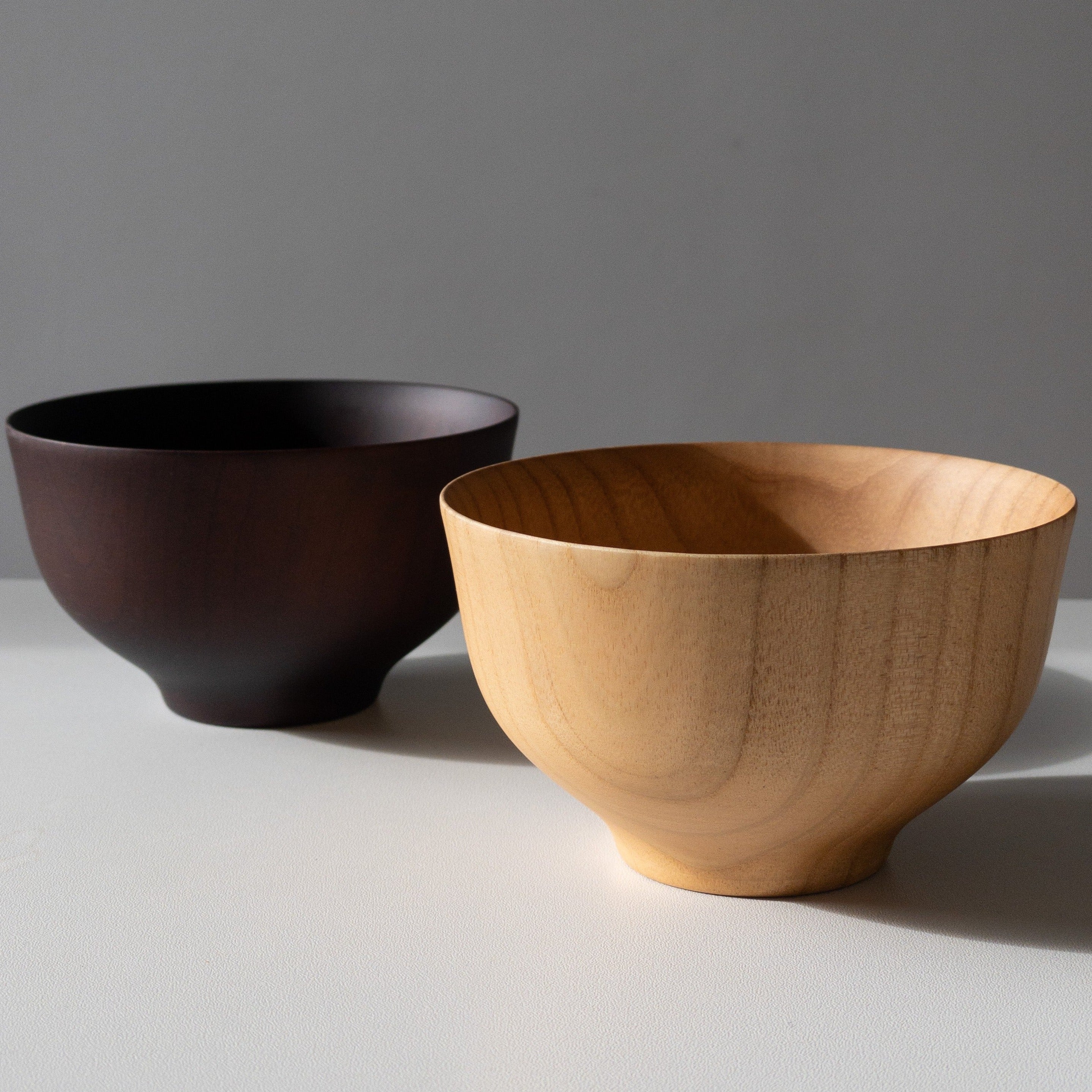Japanische Suppenschüssel aus Jujube Holz - Natur