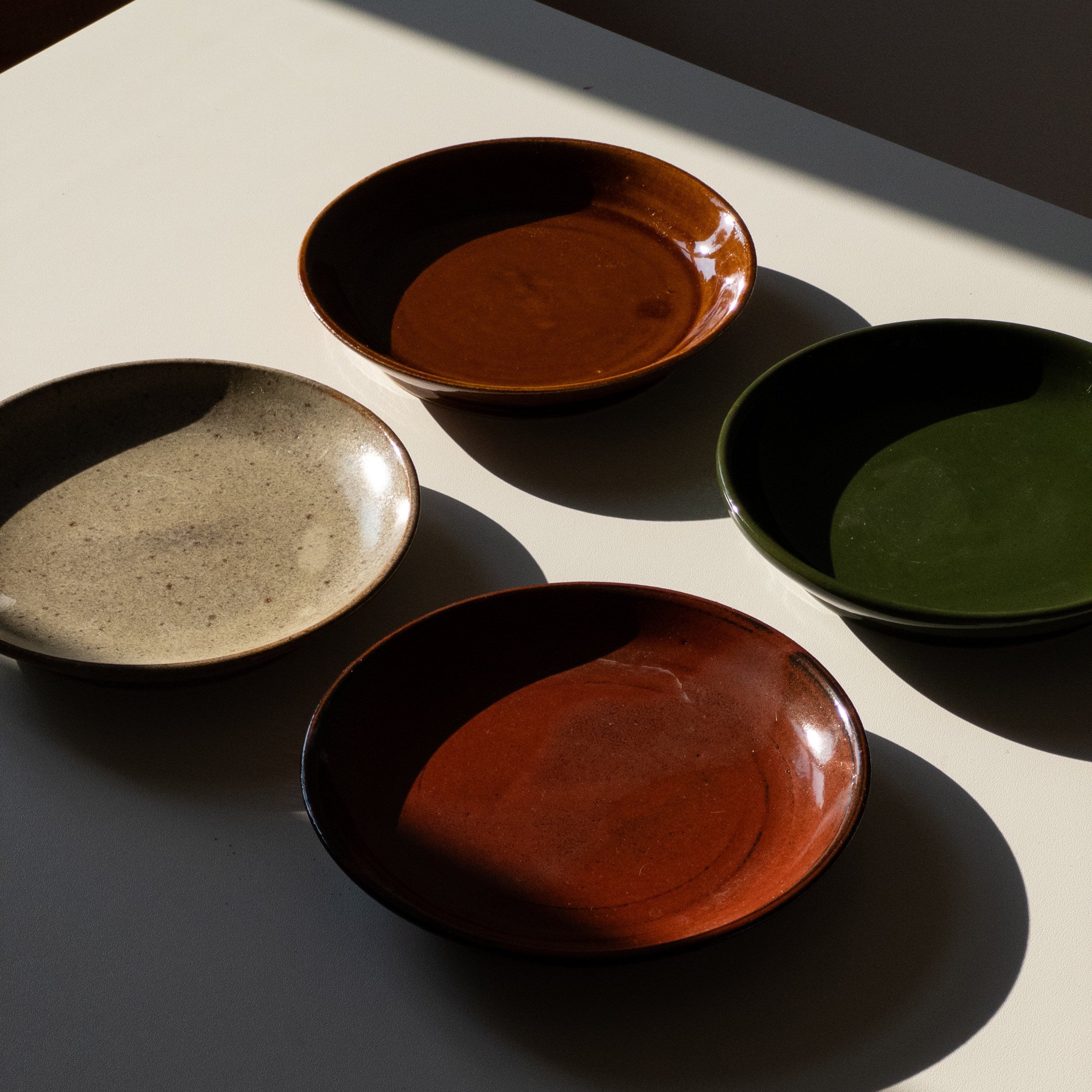 Small Ceramic Plate - Volcano